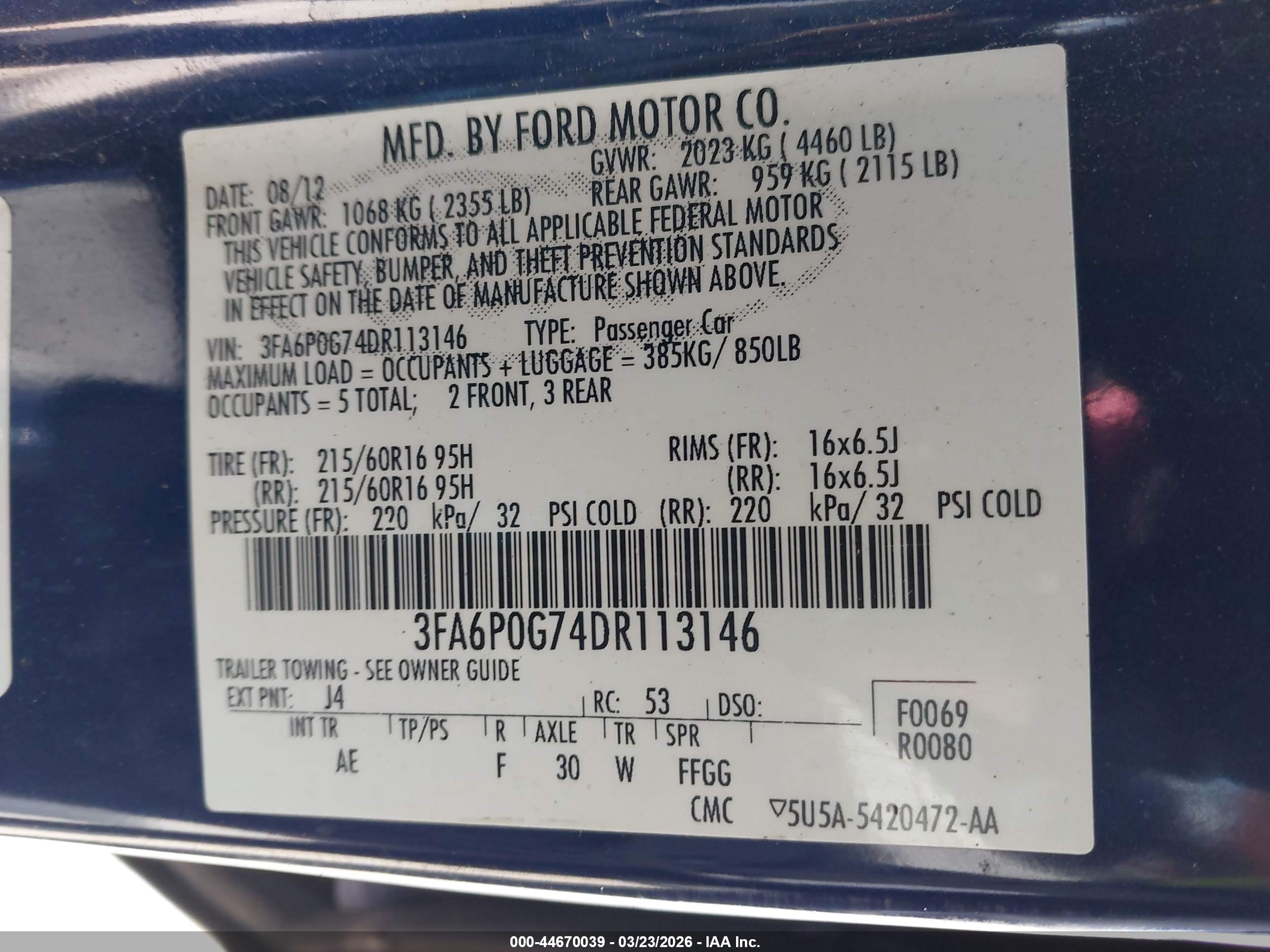 FORD FUSION image 9