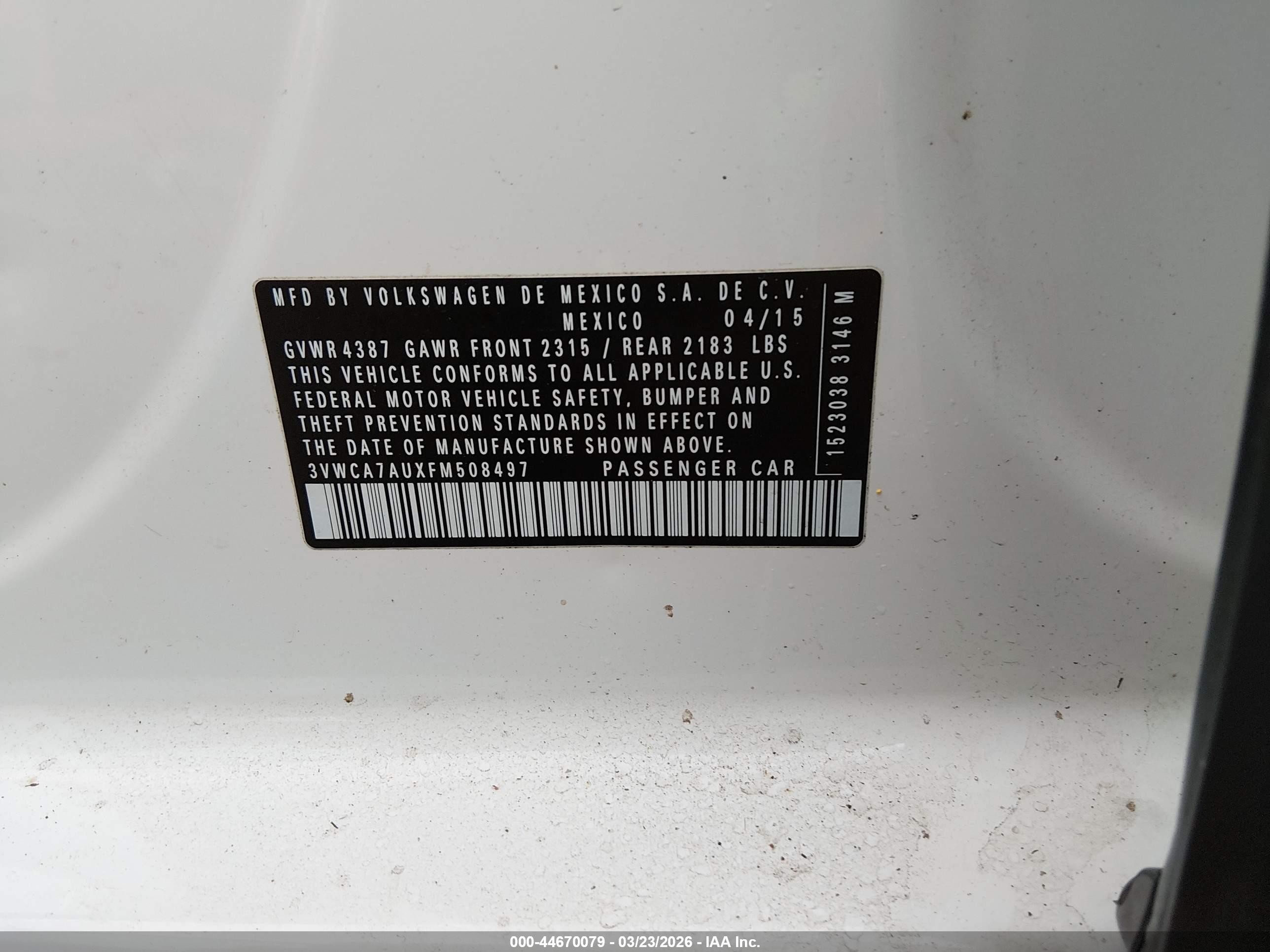 VOLKSWAGEN GOLF image 9