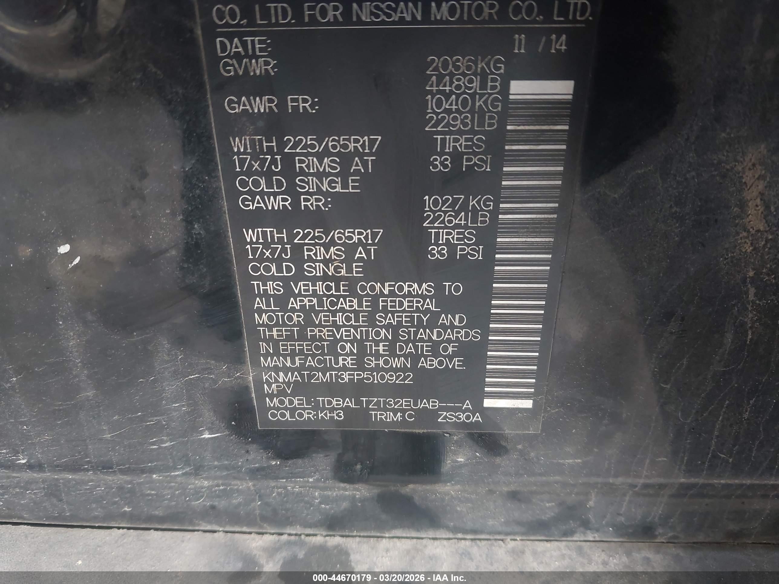 NISSAN ROGUE image 9