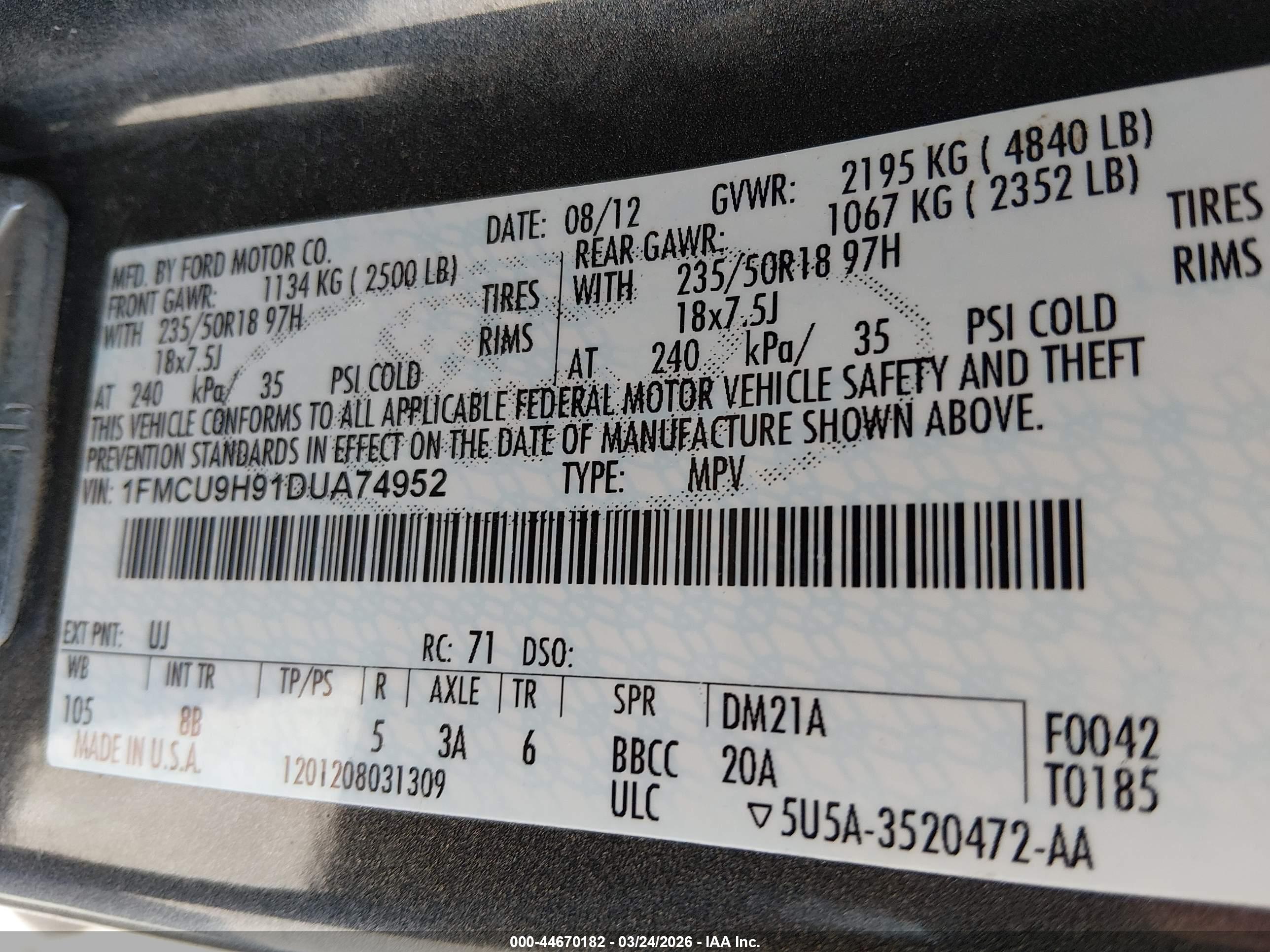 FORD ESCAPE image 9