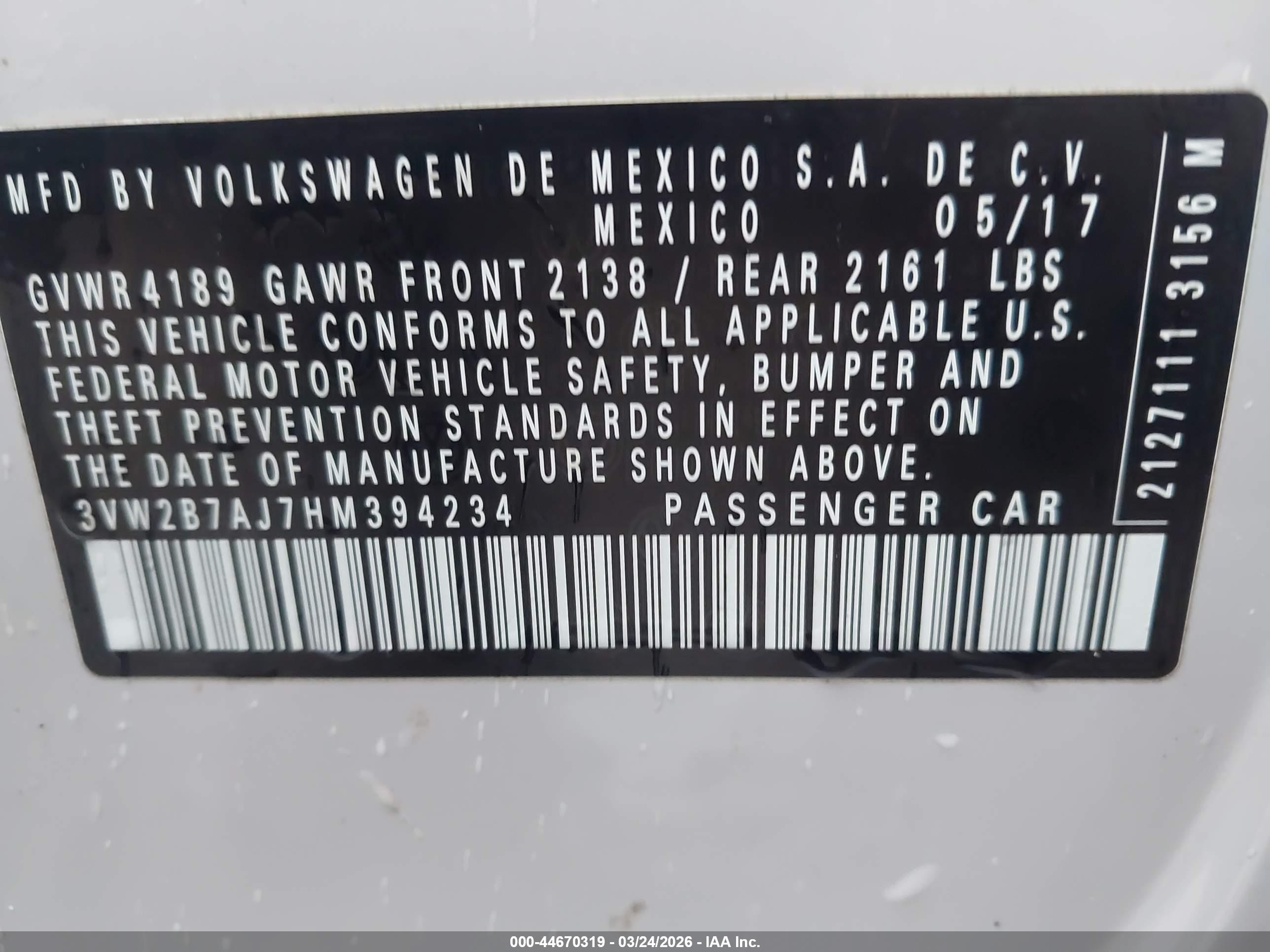 VOLKSWAGEN JETTA image 9