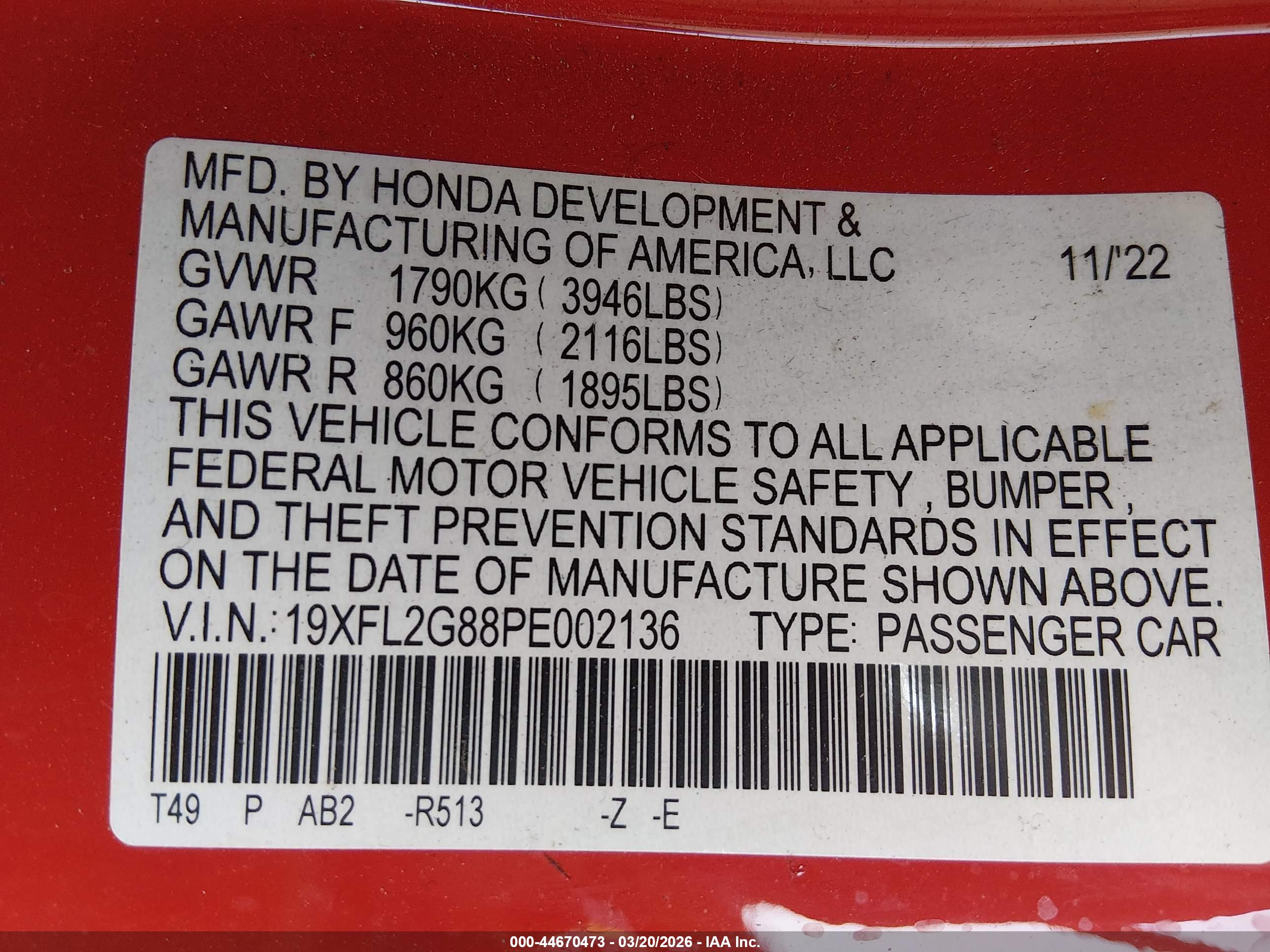 HONDA CIVIC image 9