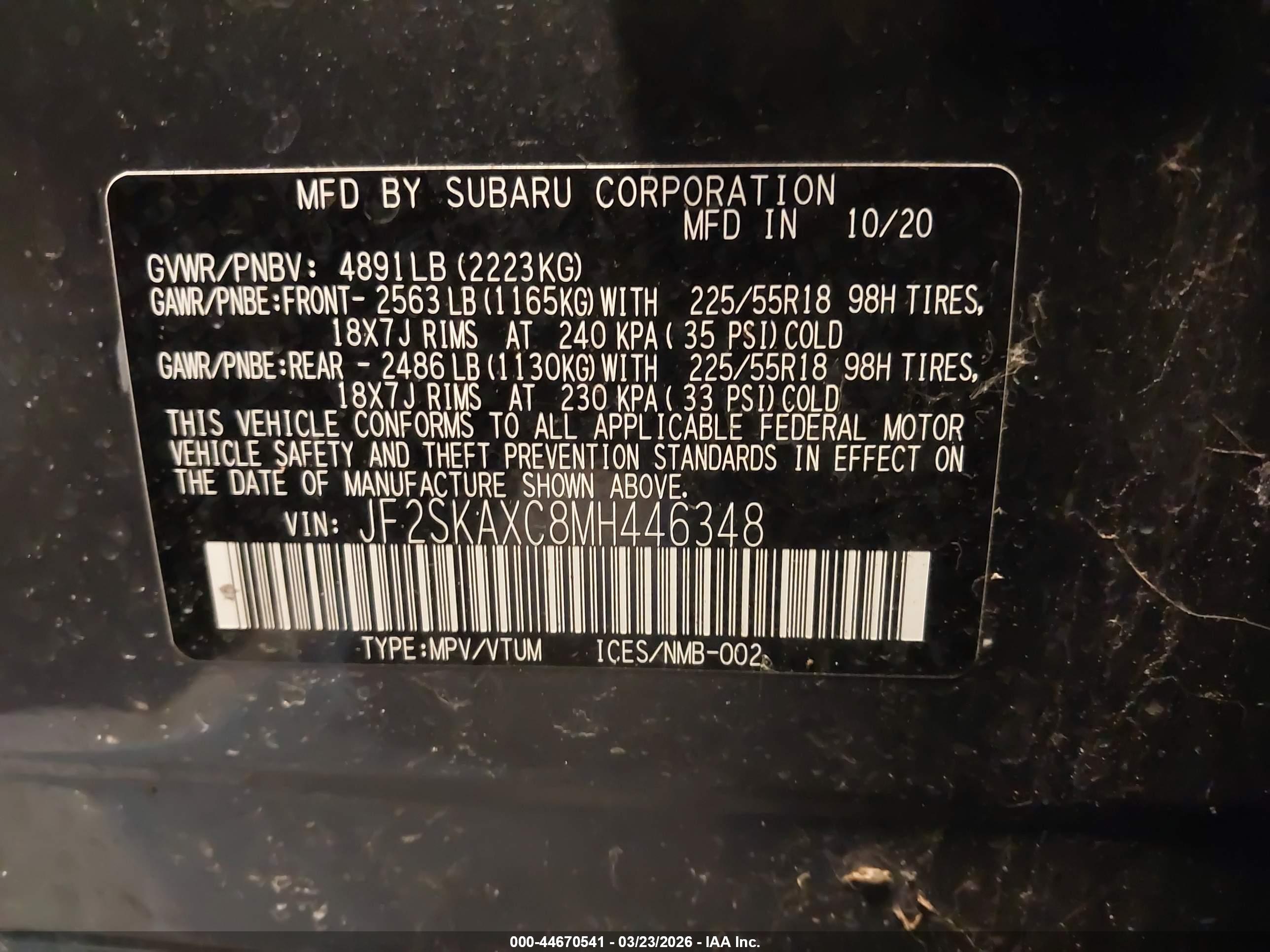 SUBARU FORESTER image 9