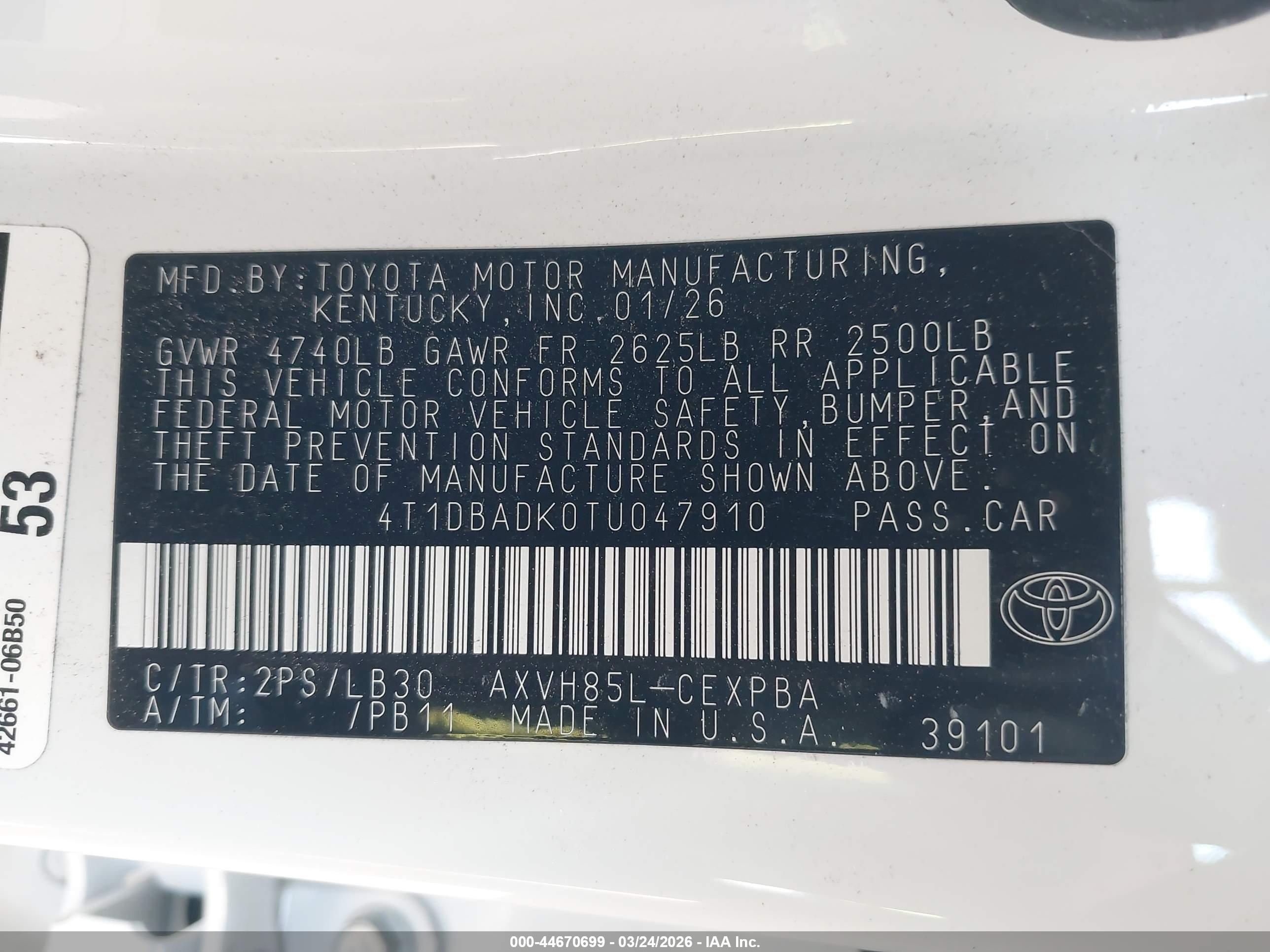 TOYOTA CAMRY image 9