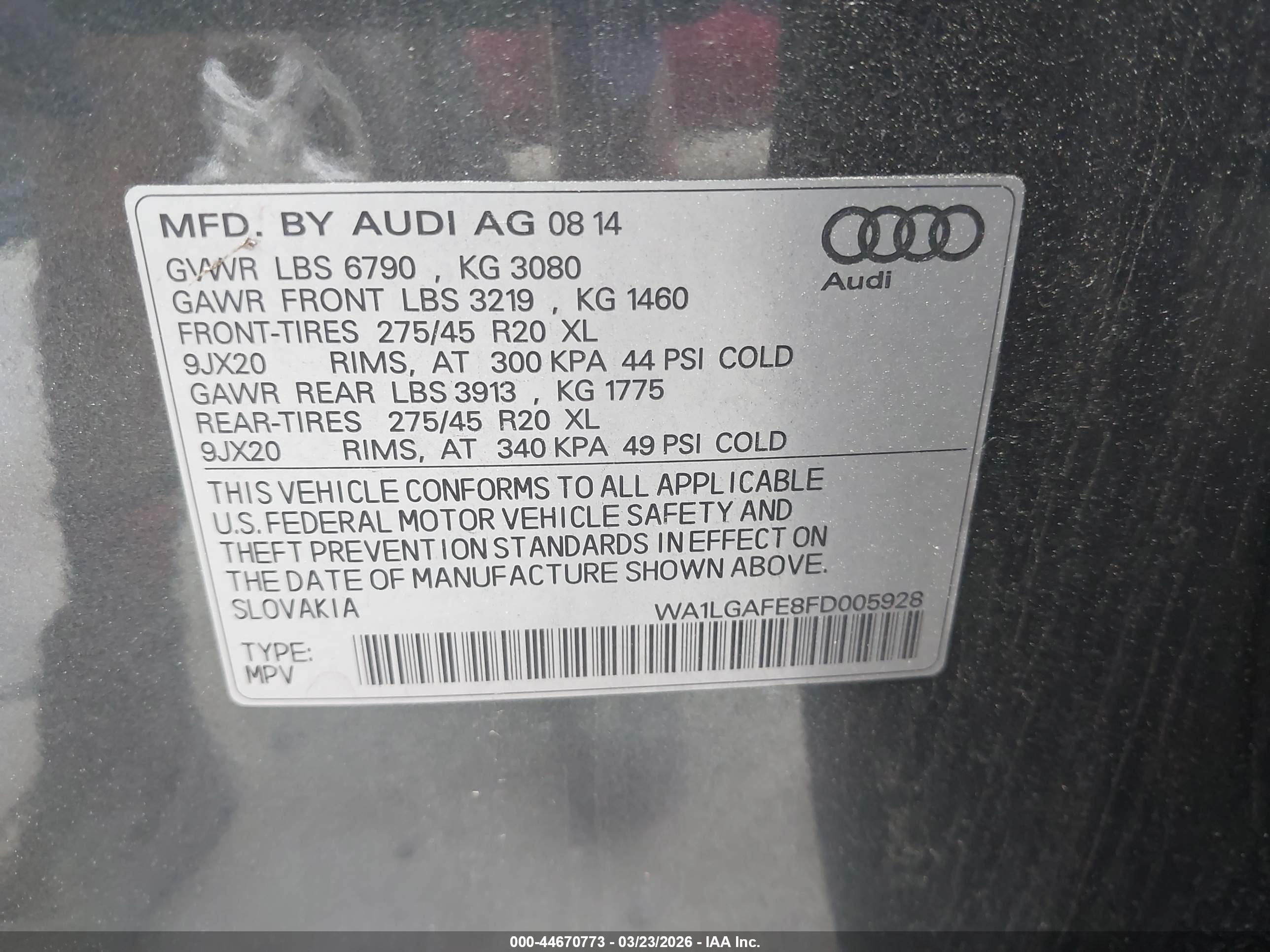 AUDI Q7 image 9