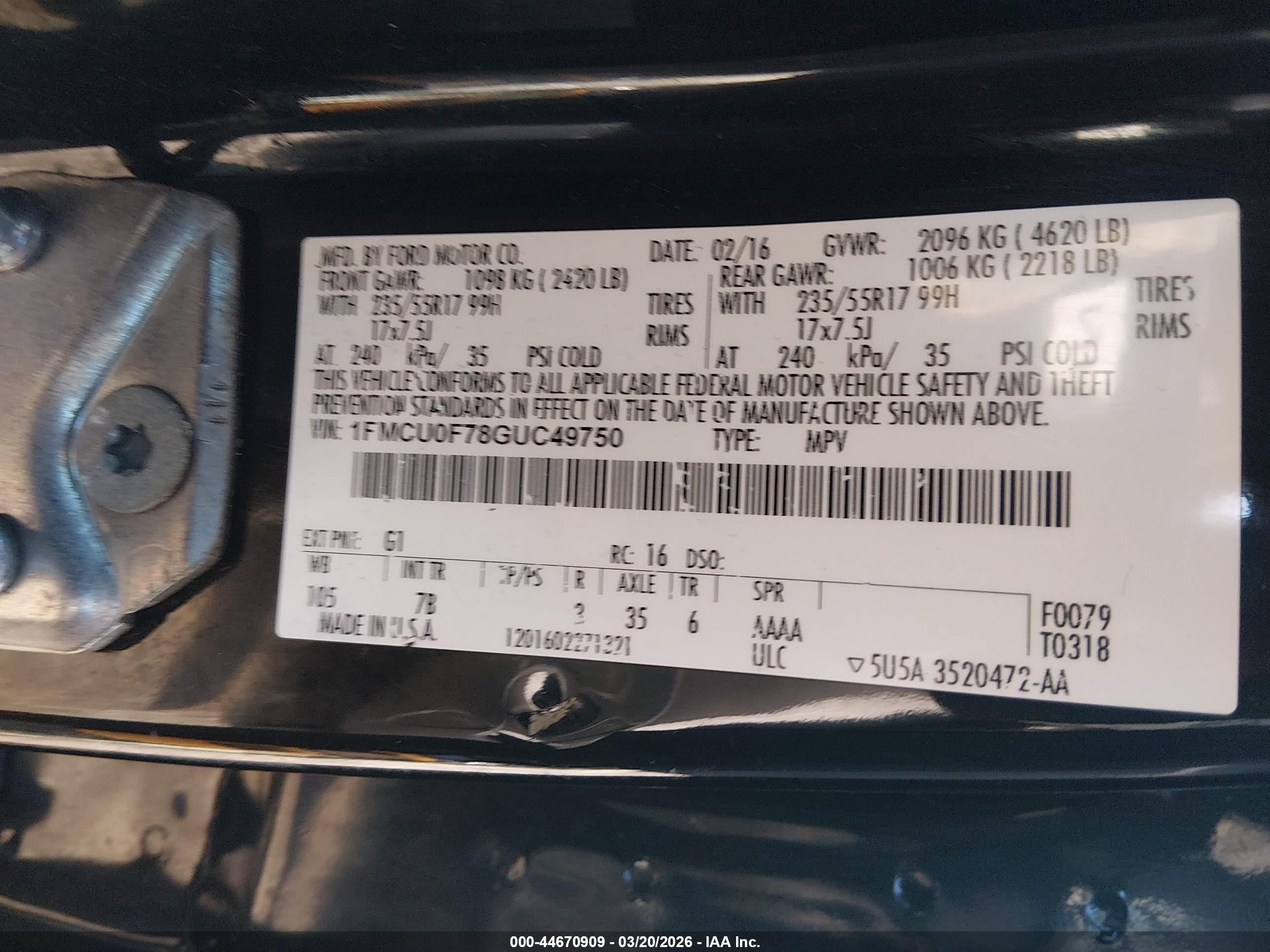 FORD ESCAPE image 9