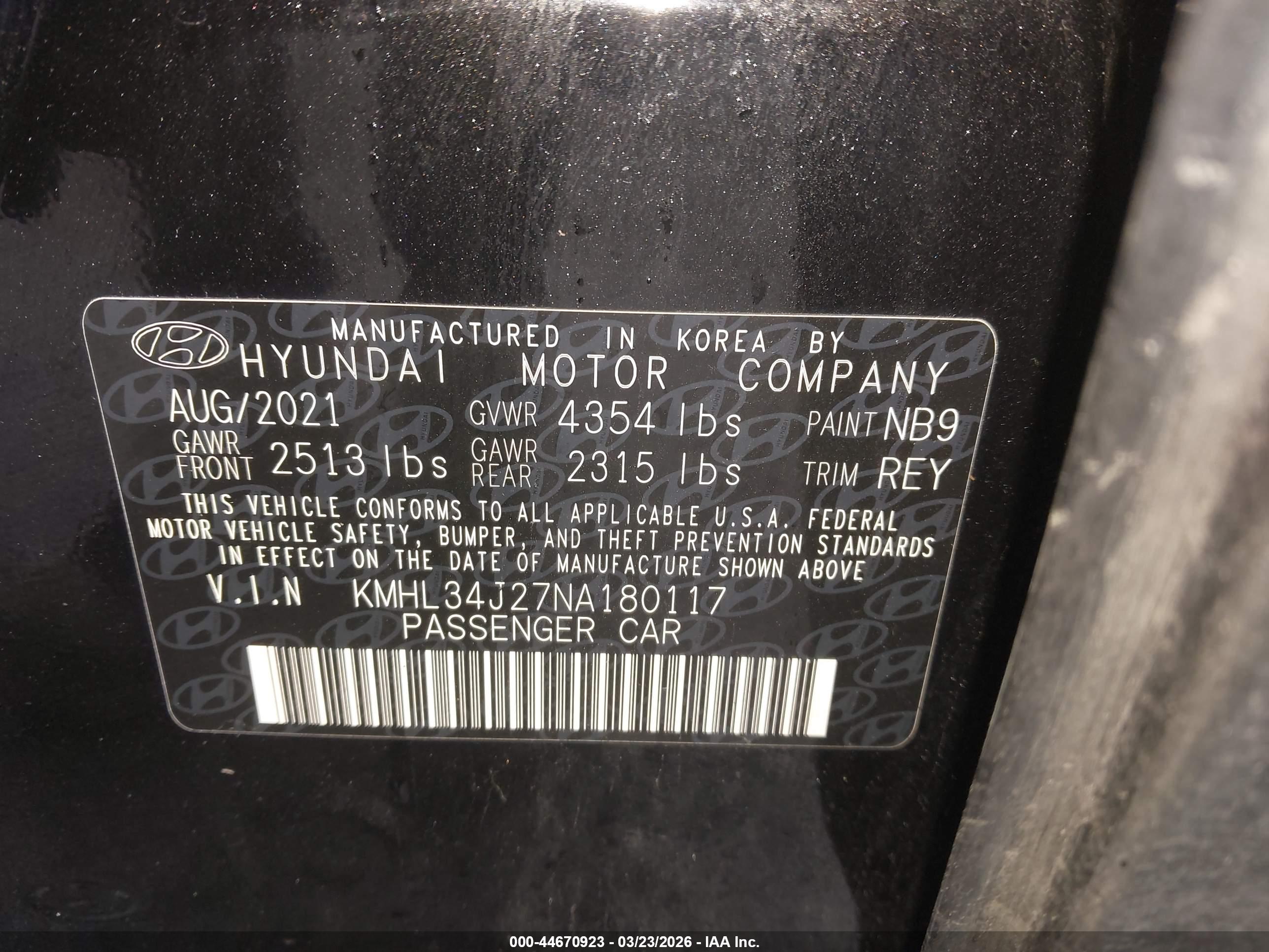 HYUNDAI SONATA image 9