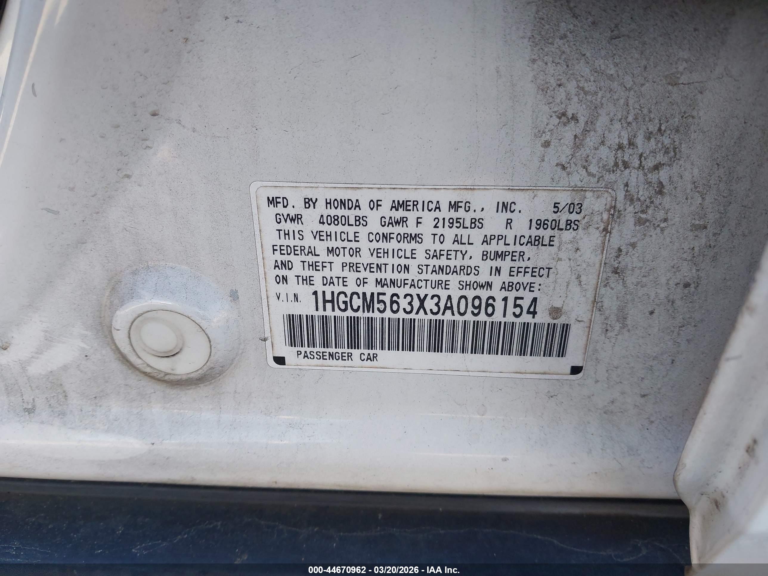 HONDA ACCORD image 9