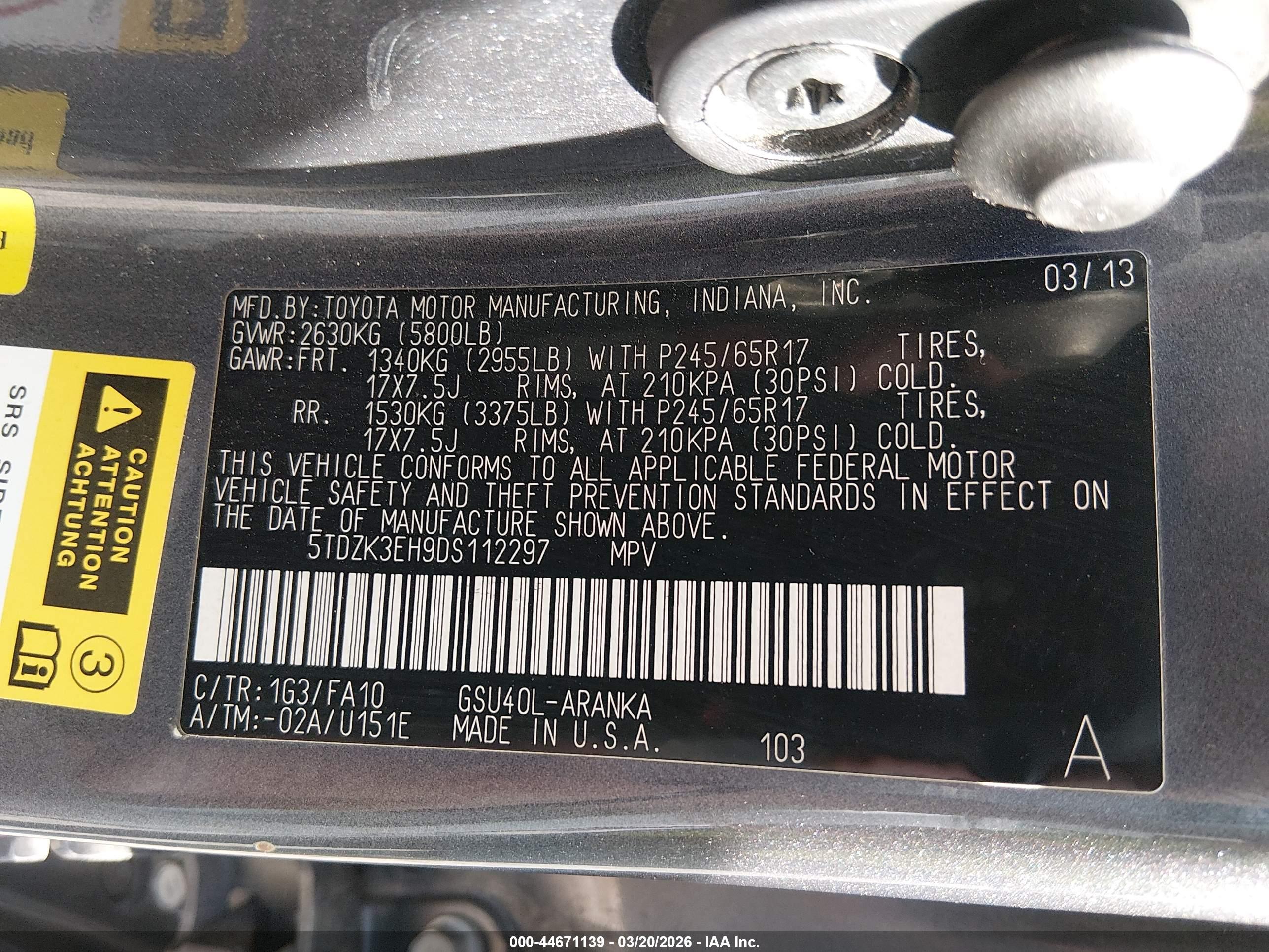 TOYOTA HIGHLANDER image 9