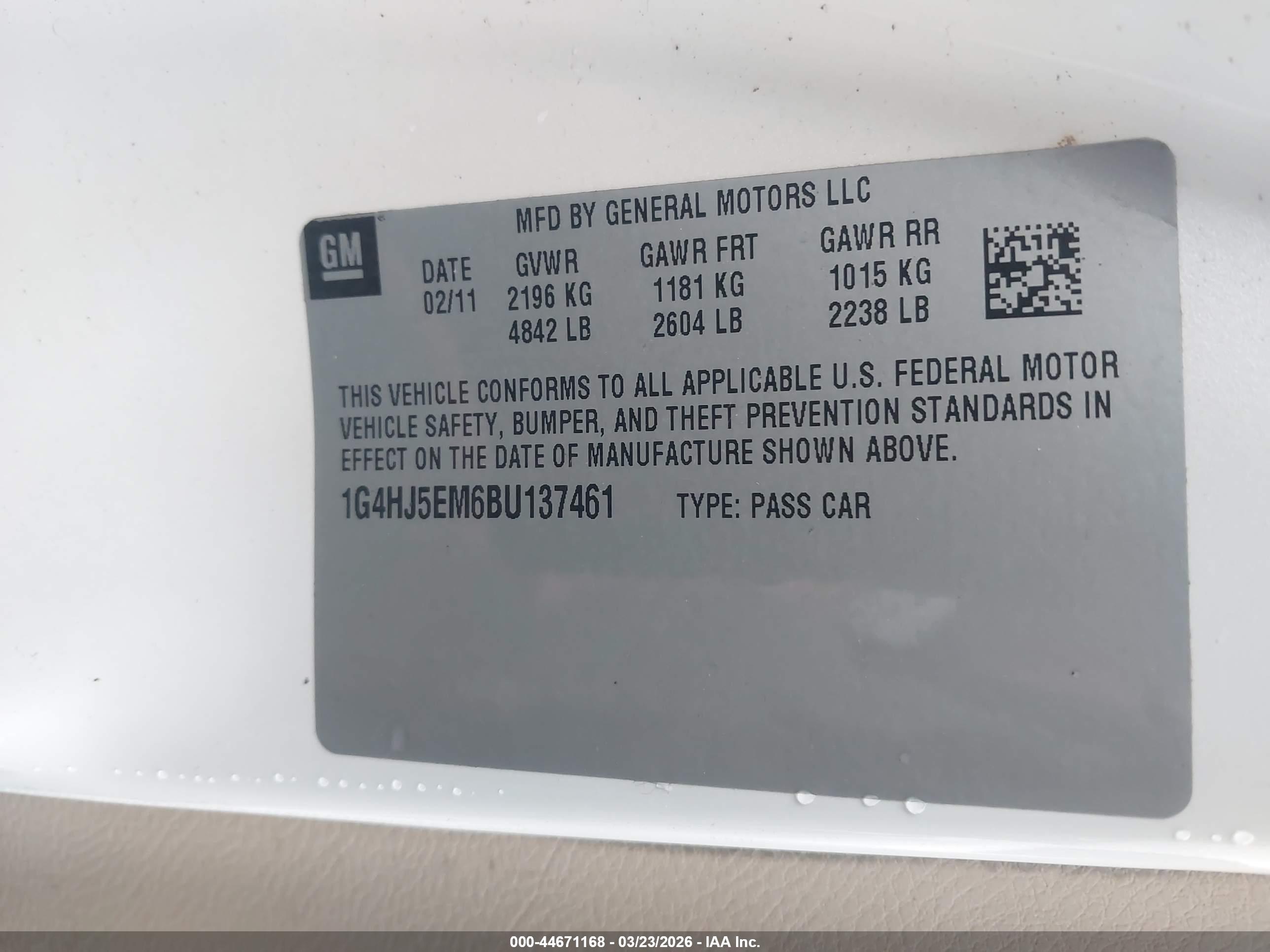 BUICK LUCERNE image 9