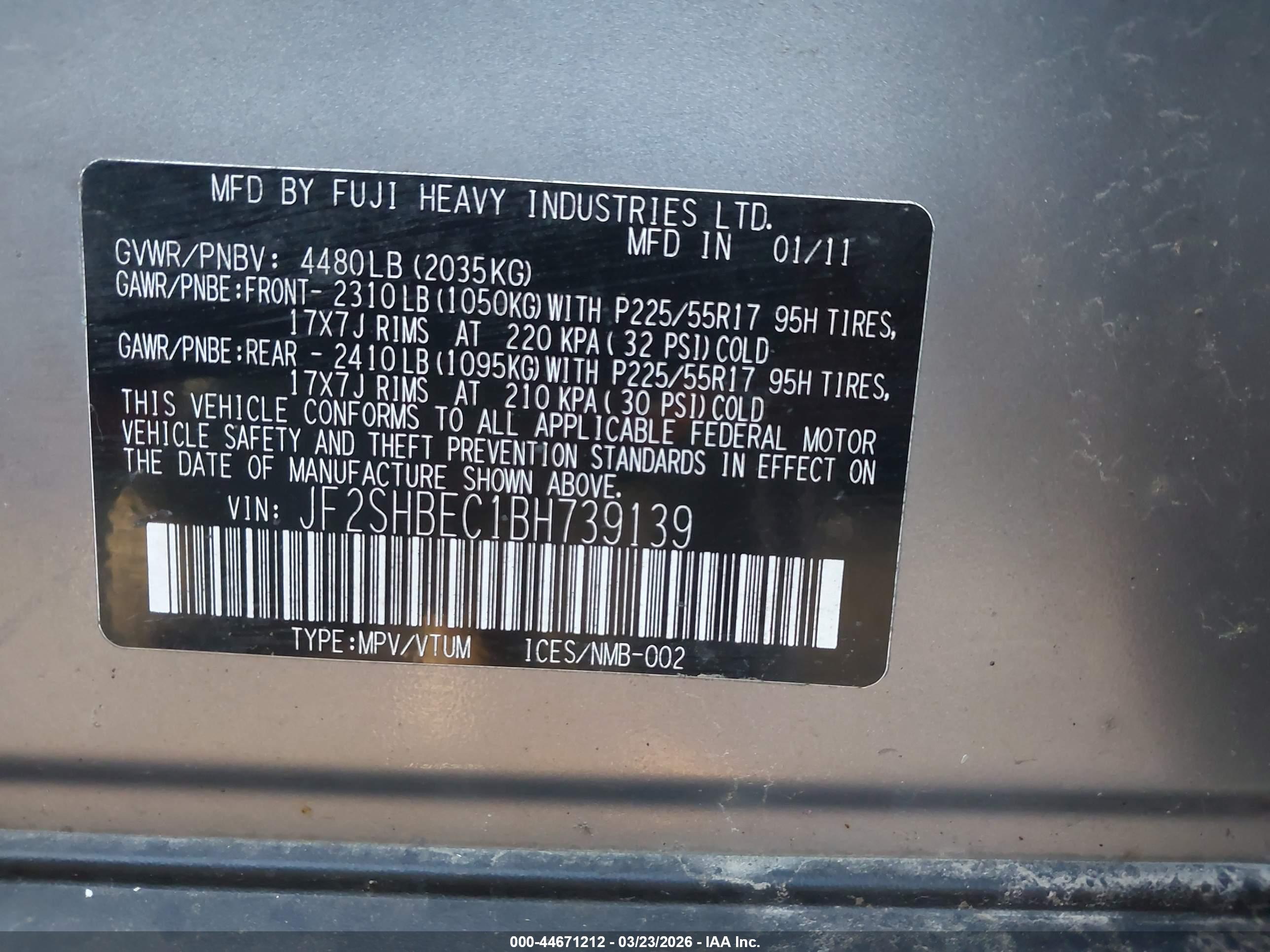 SUBARU FORESTER image 9