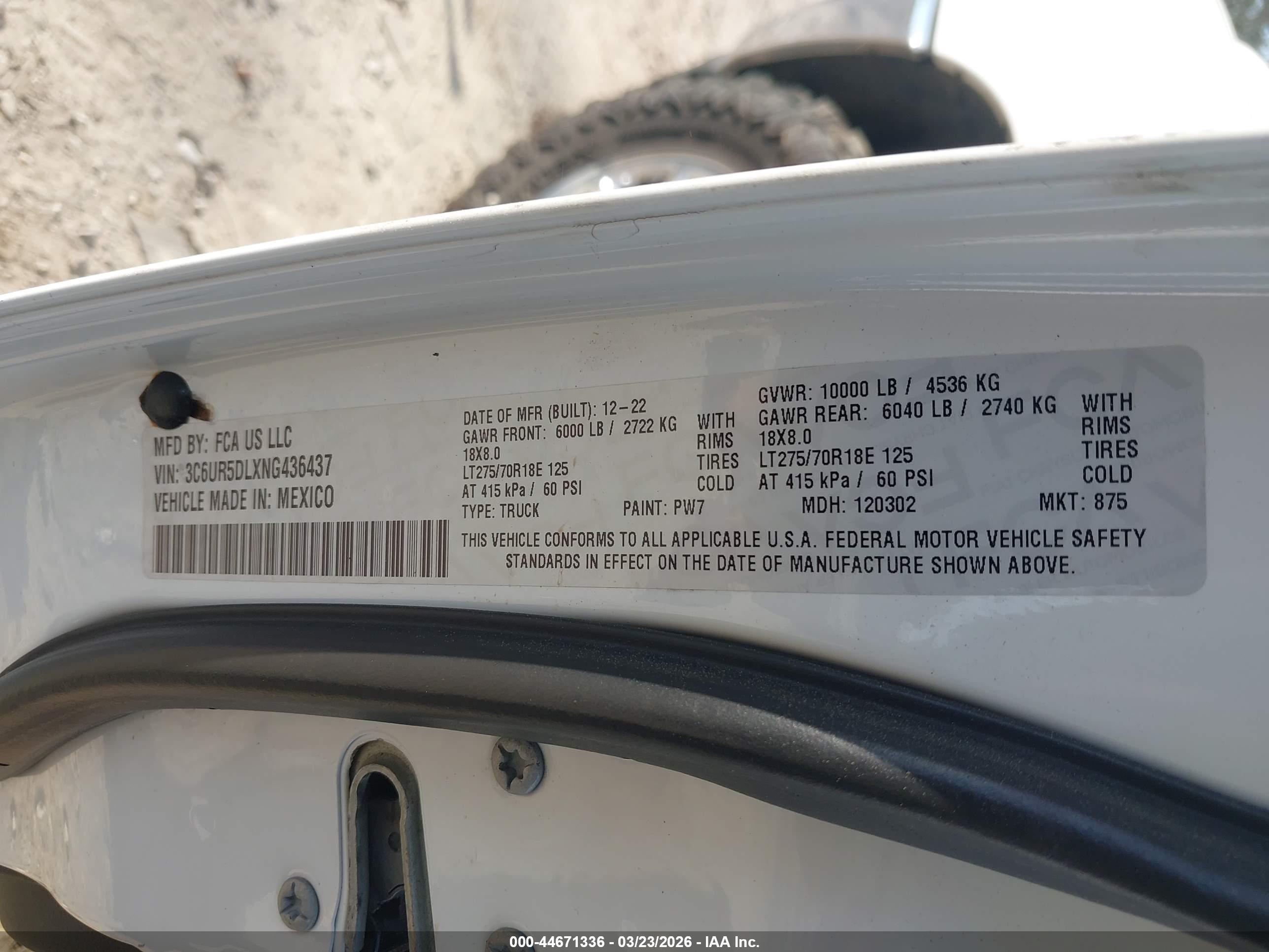 RAM 2500 image 9