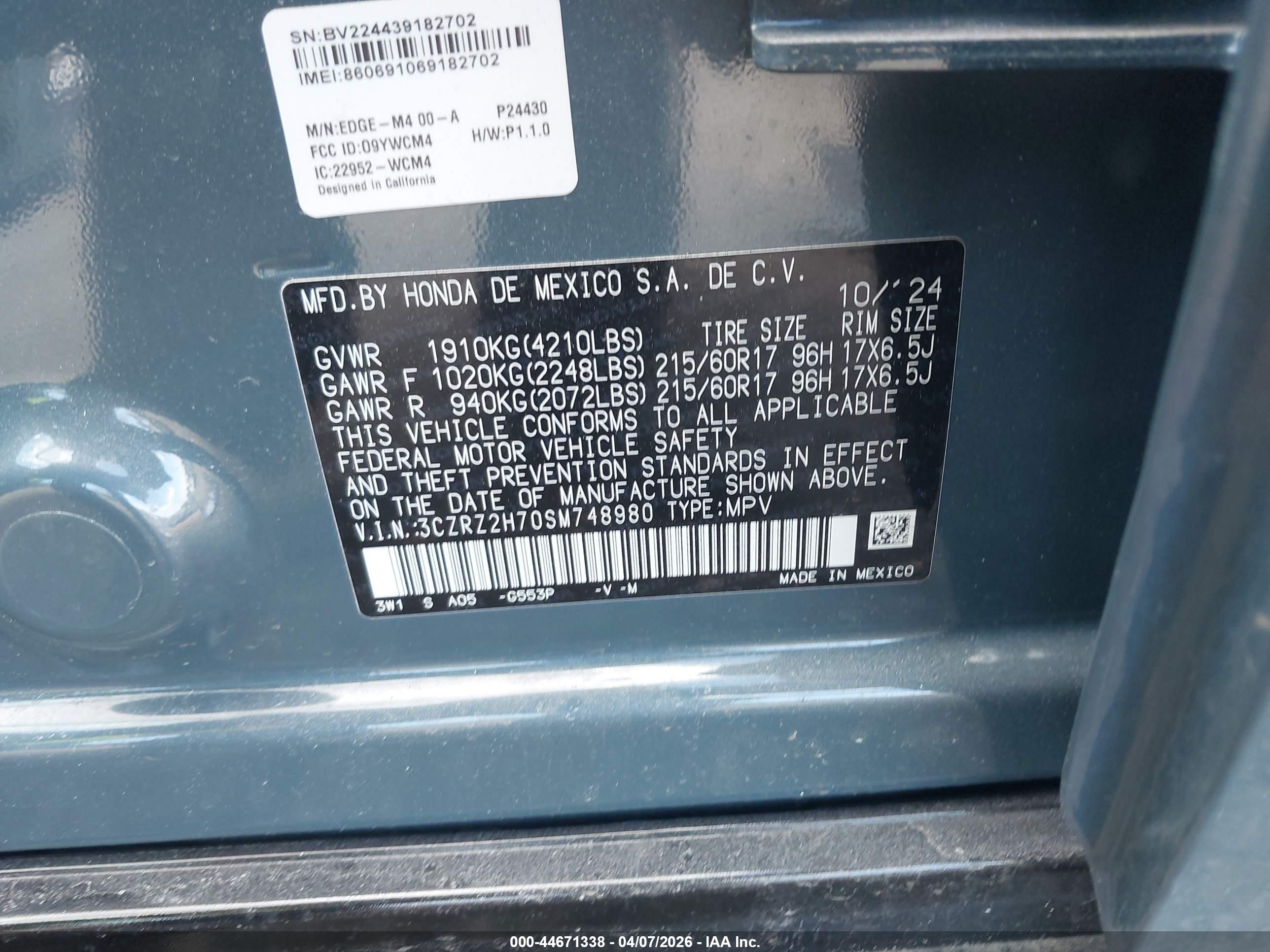 HONDA HR-V image 9