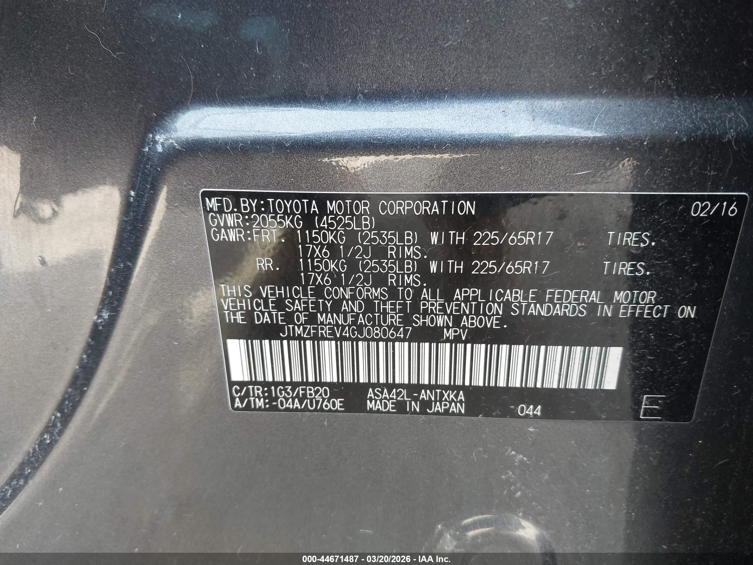 TOYOTA RAV4 image 9