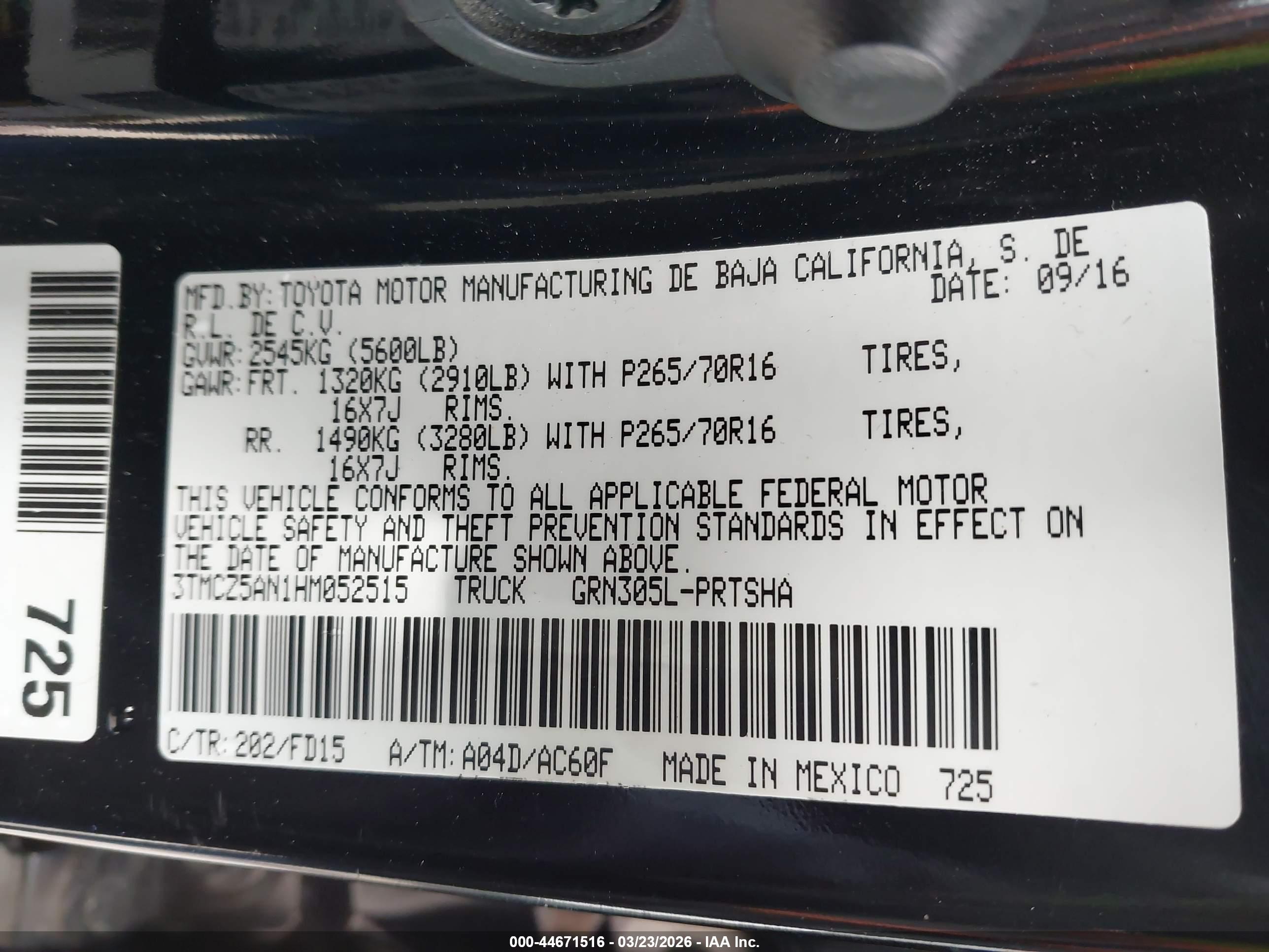 TOYOTA TACOMA image 9