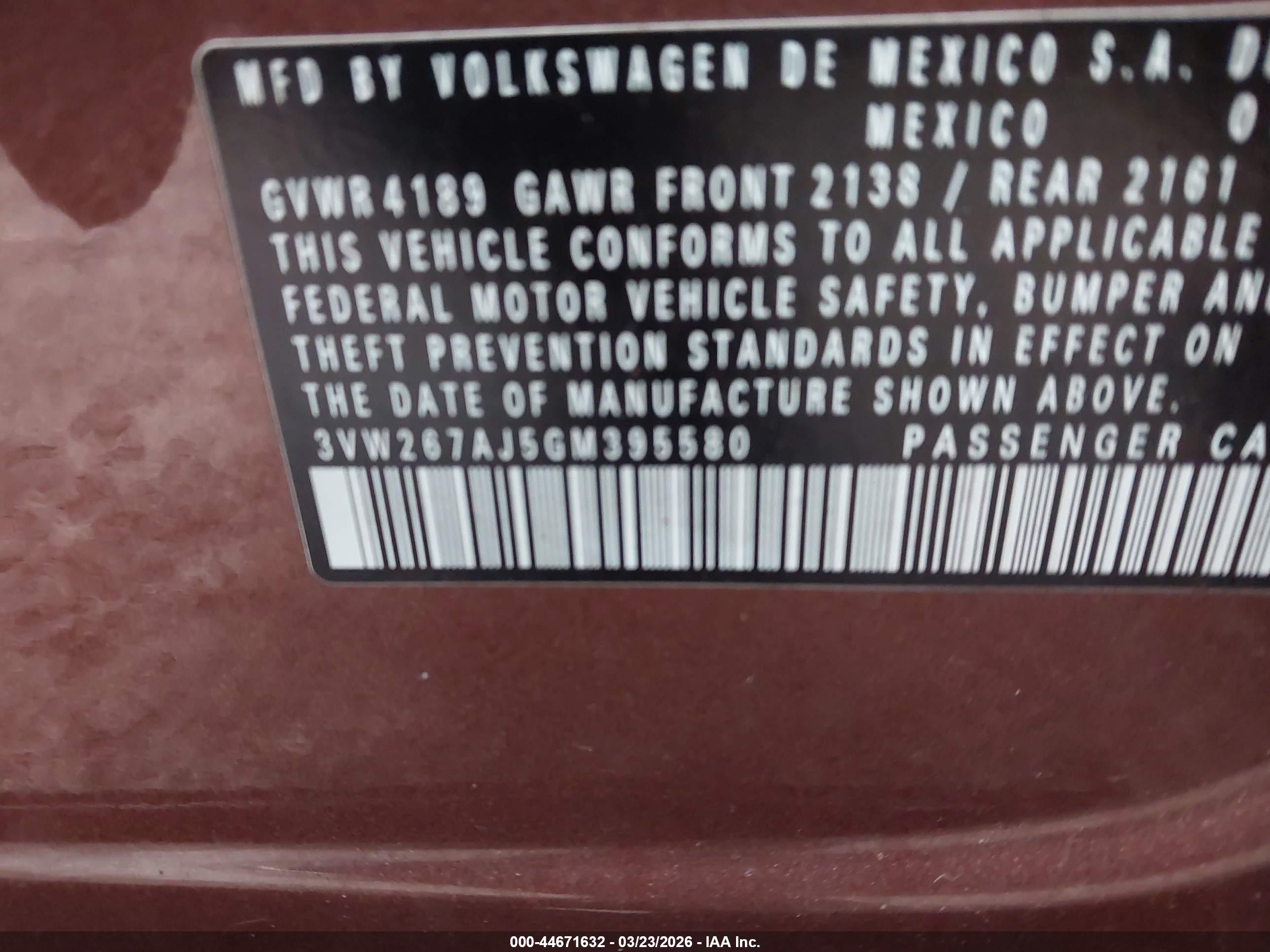 VOLKSWAGEN JETTA image 9