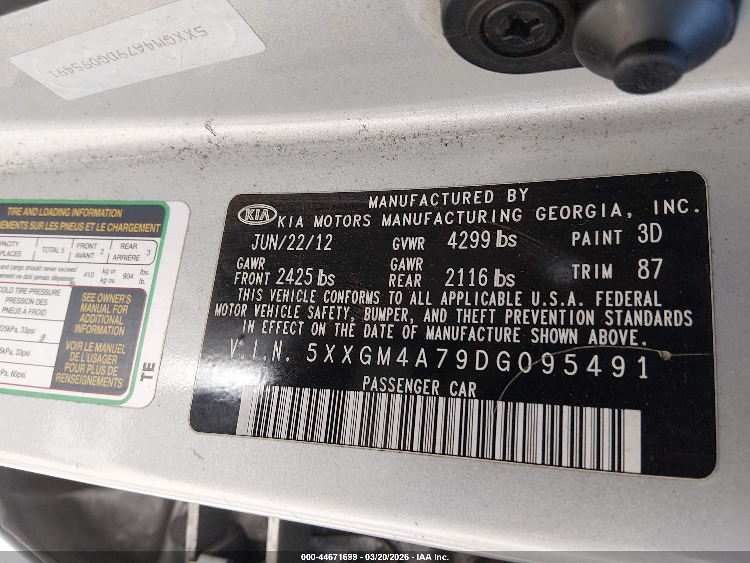 KIA OPTIMA image 9