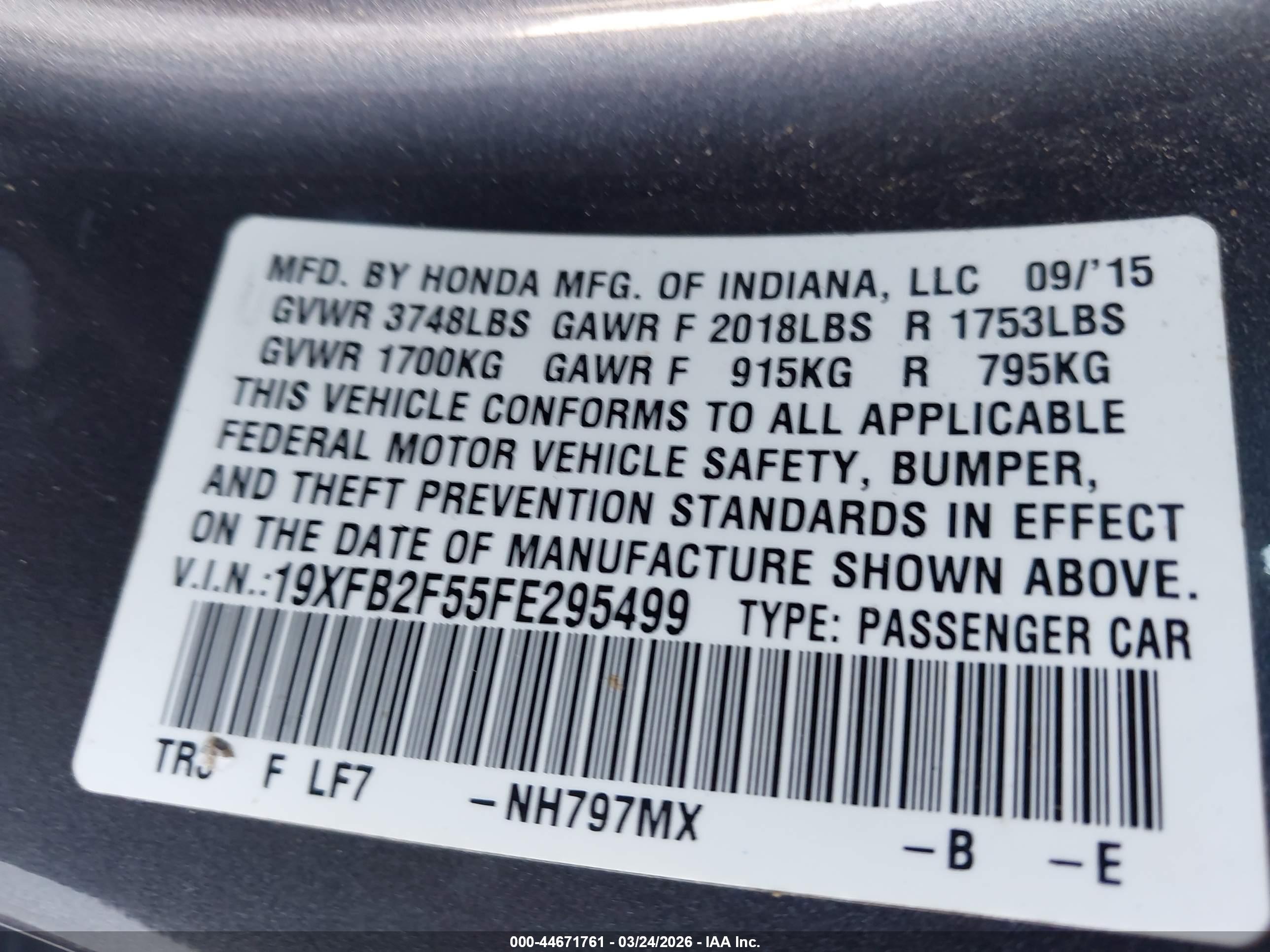 HONDA CIVIC image 9