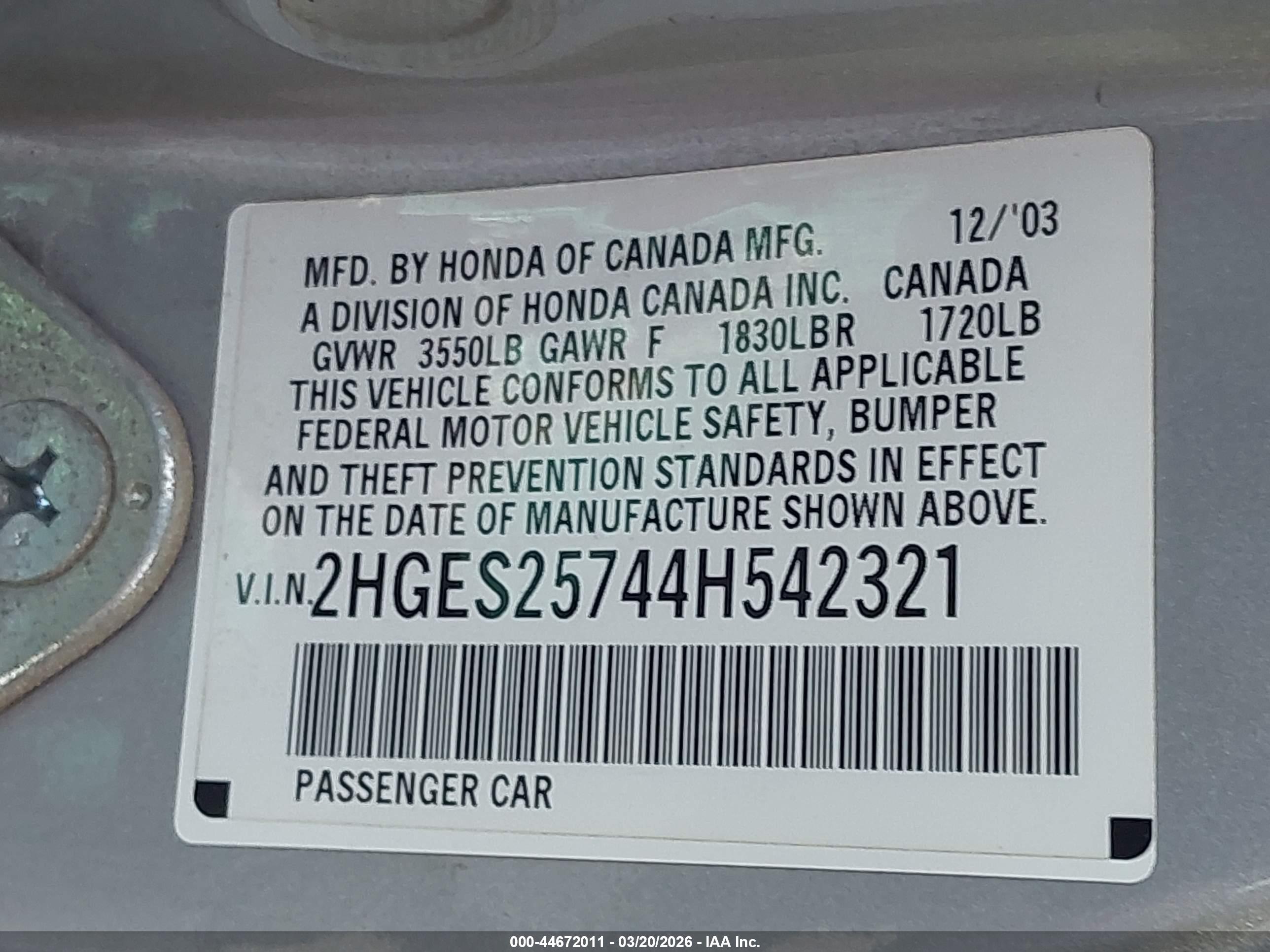 HONDA CIVIC image 9
