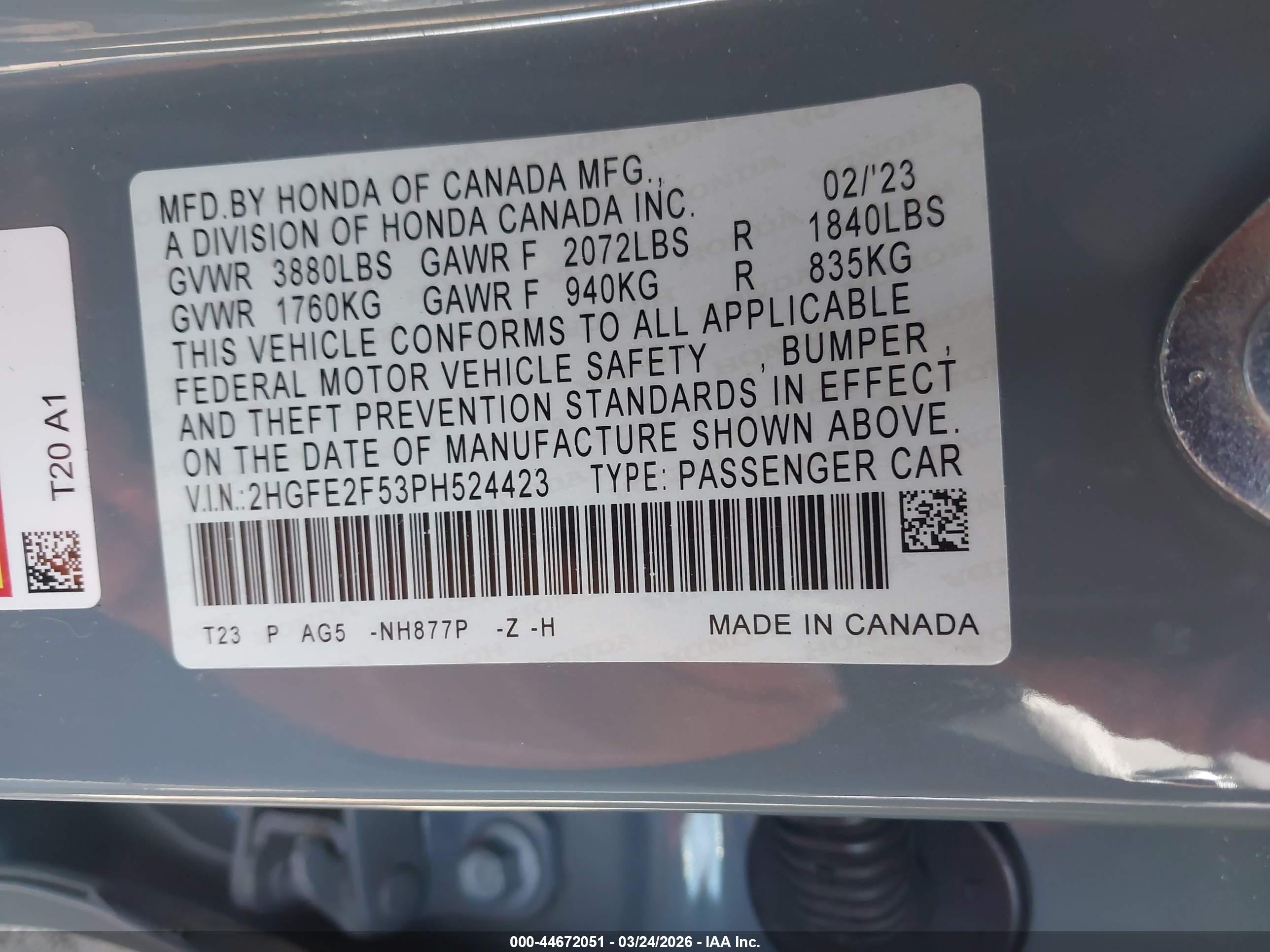 HONDA CIVIC image 9