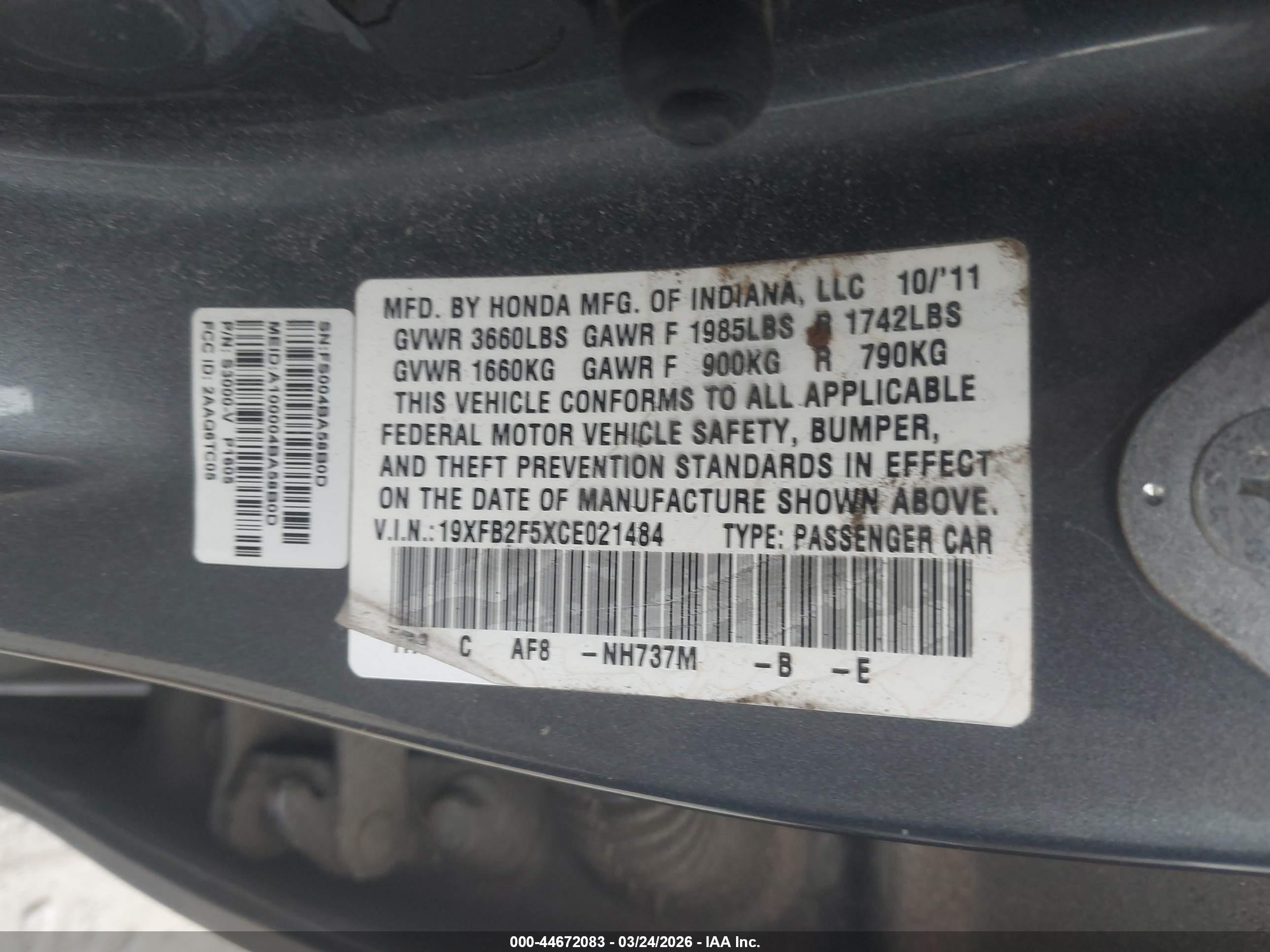 HONDA CIVIC image 9