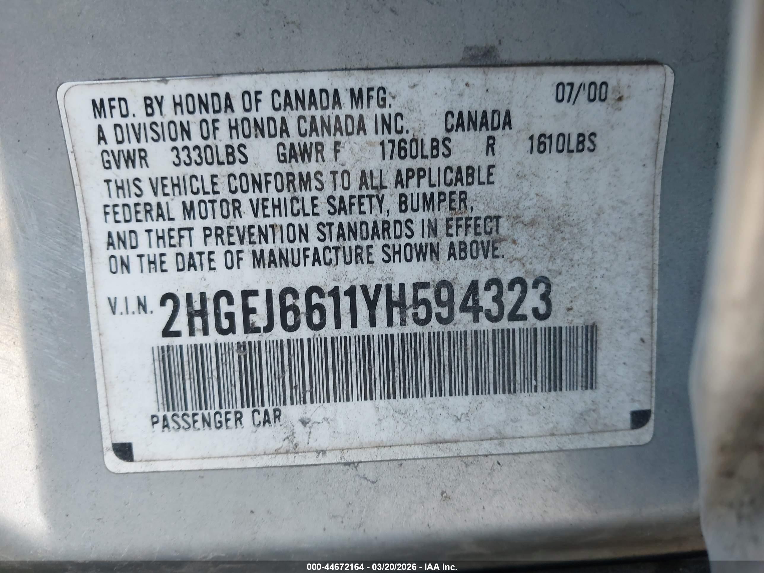HONDA CIVIC image 9