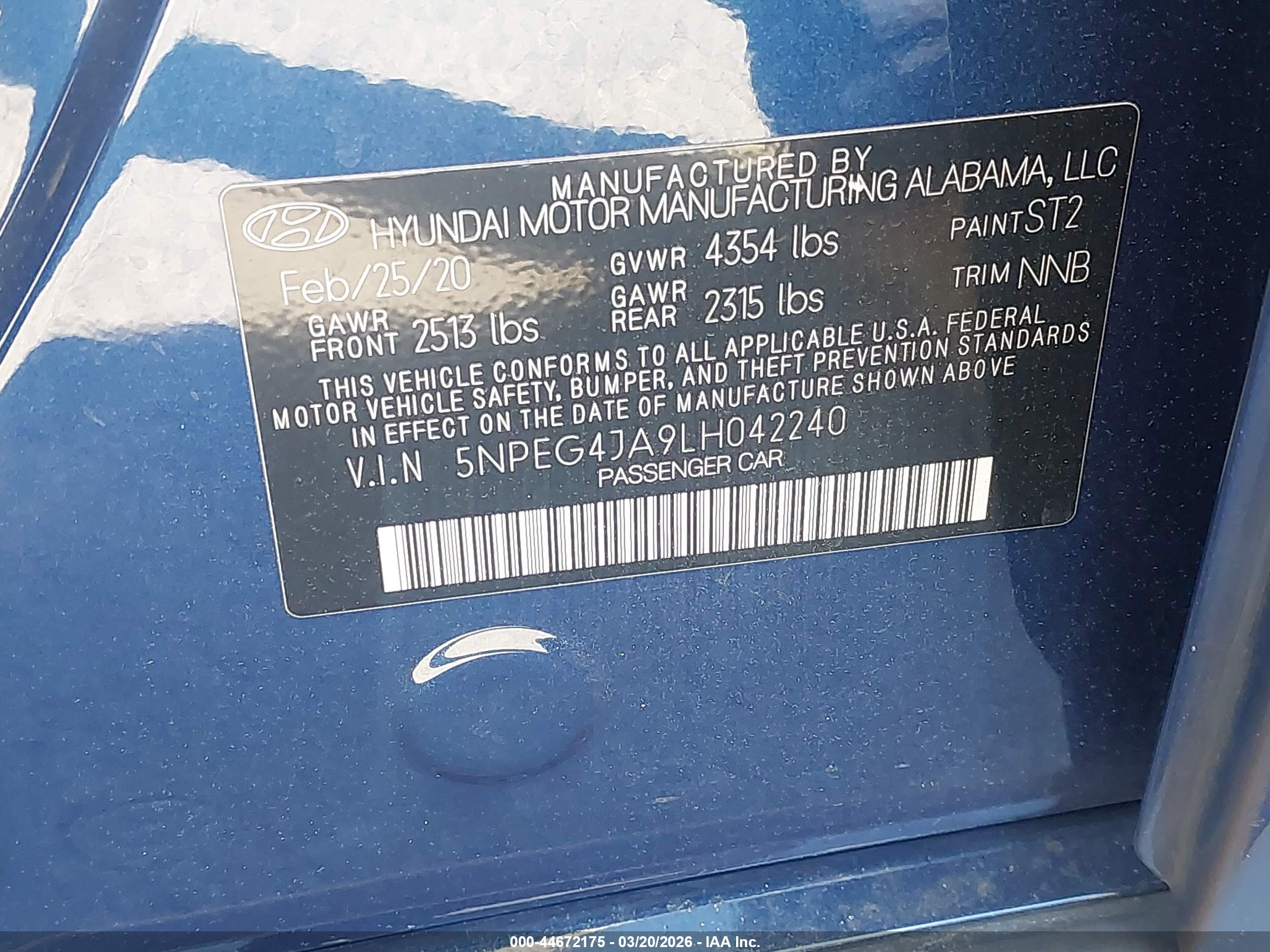 HYUNDAI SONATA image 9