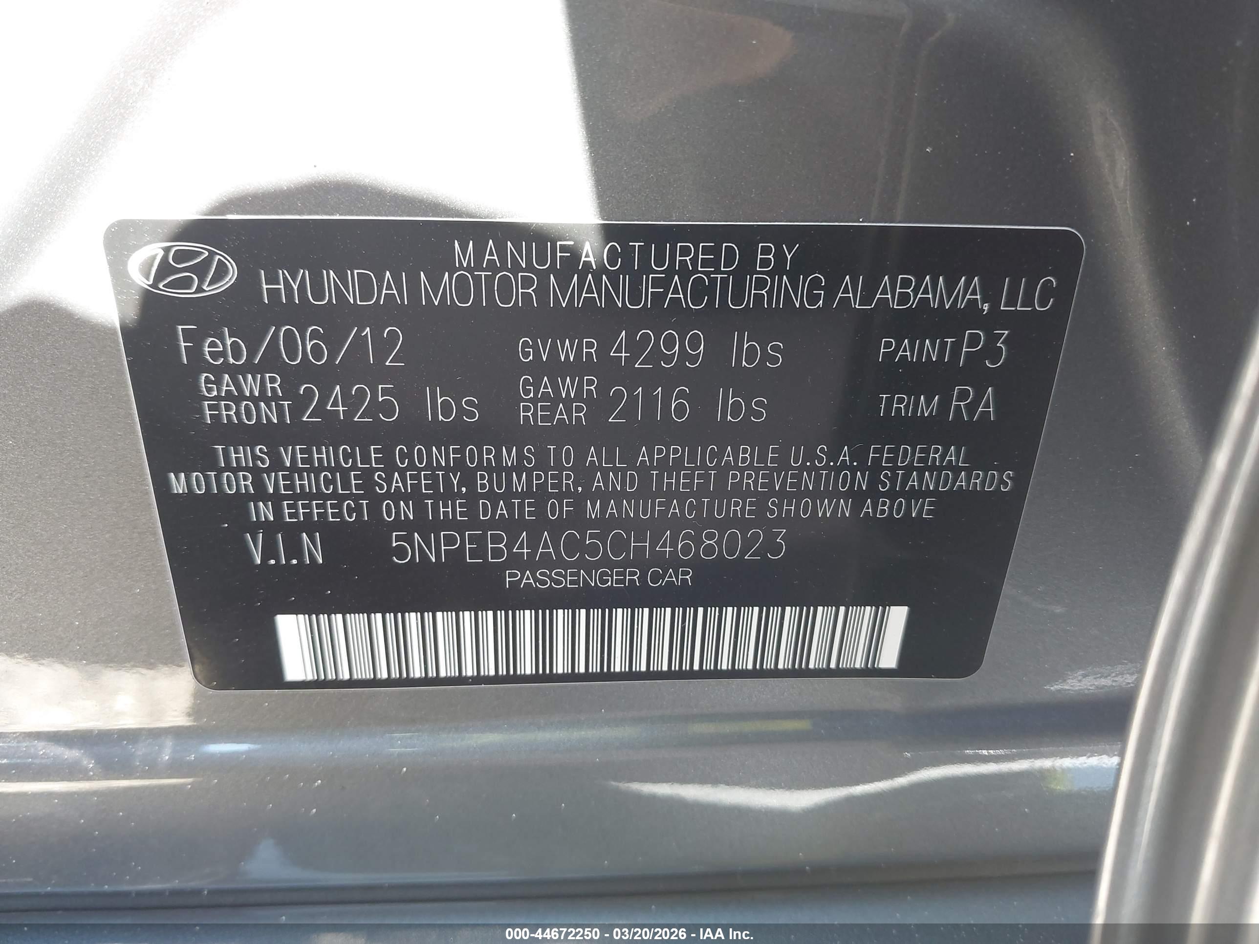 HYUNDAI SONATA image 9