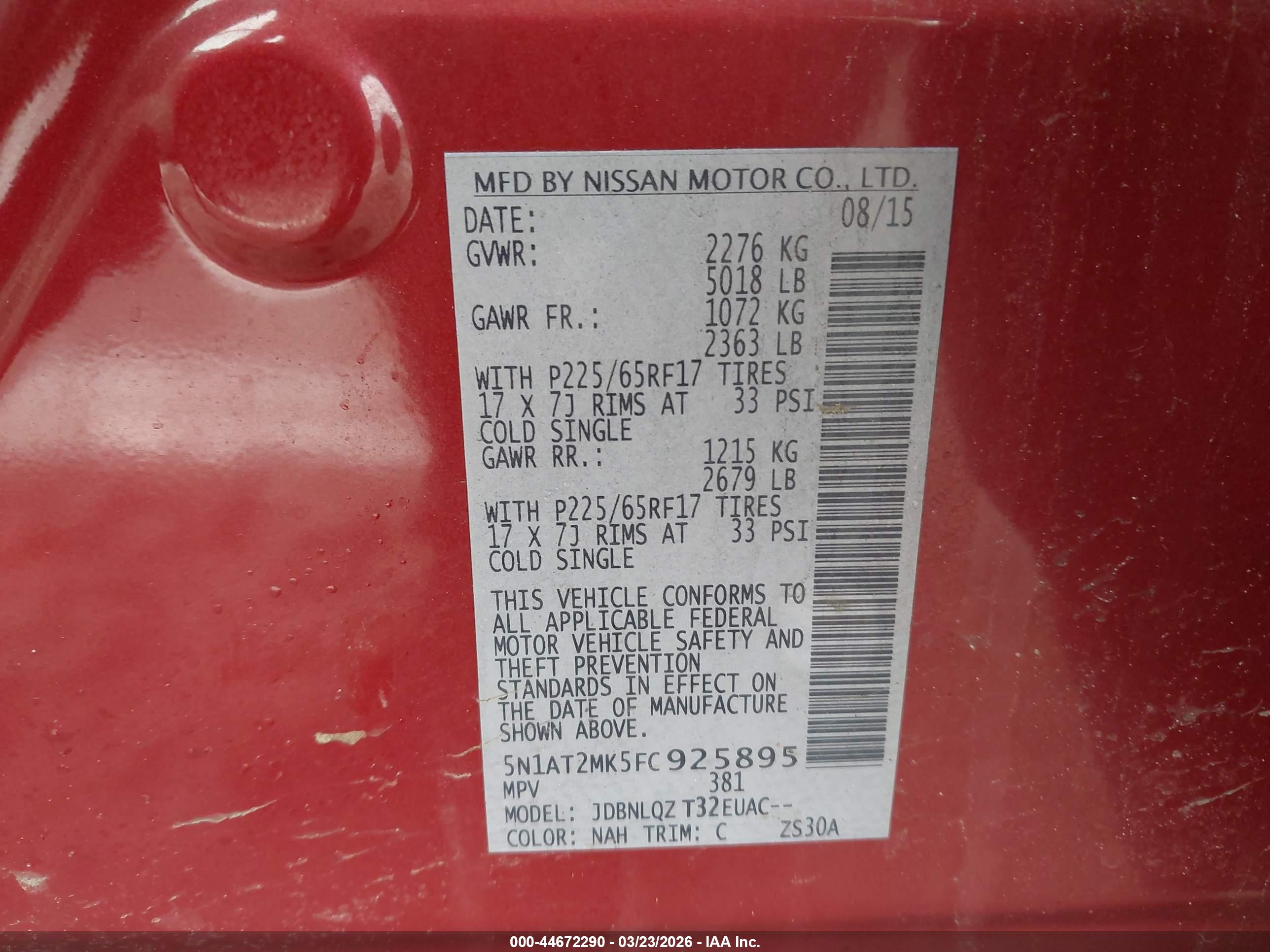 NISSAN ROGUE image 9