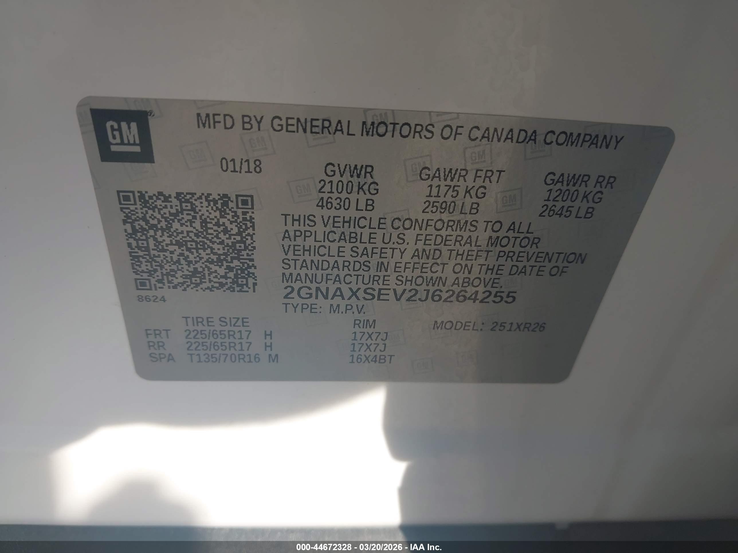 CHEVROLET EQUINOX image 9