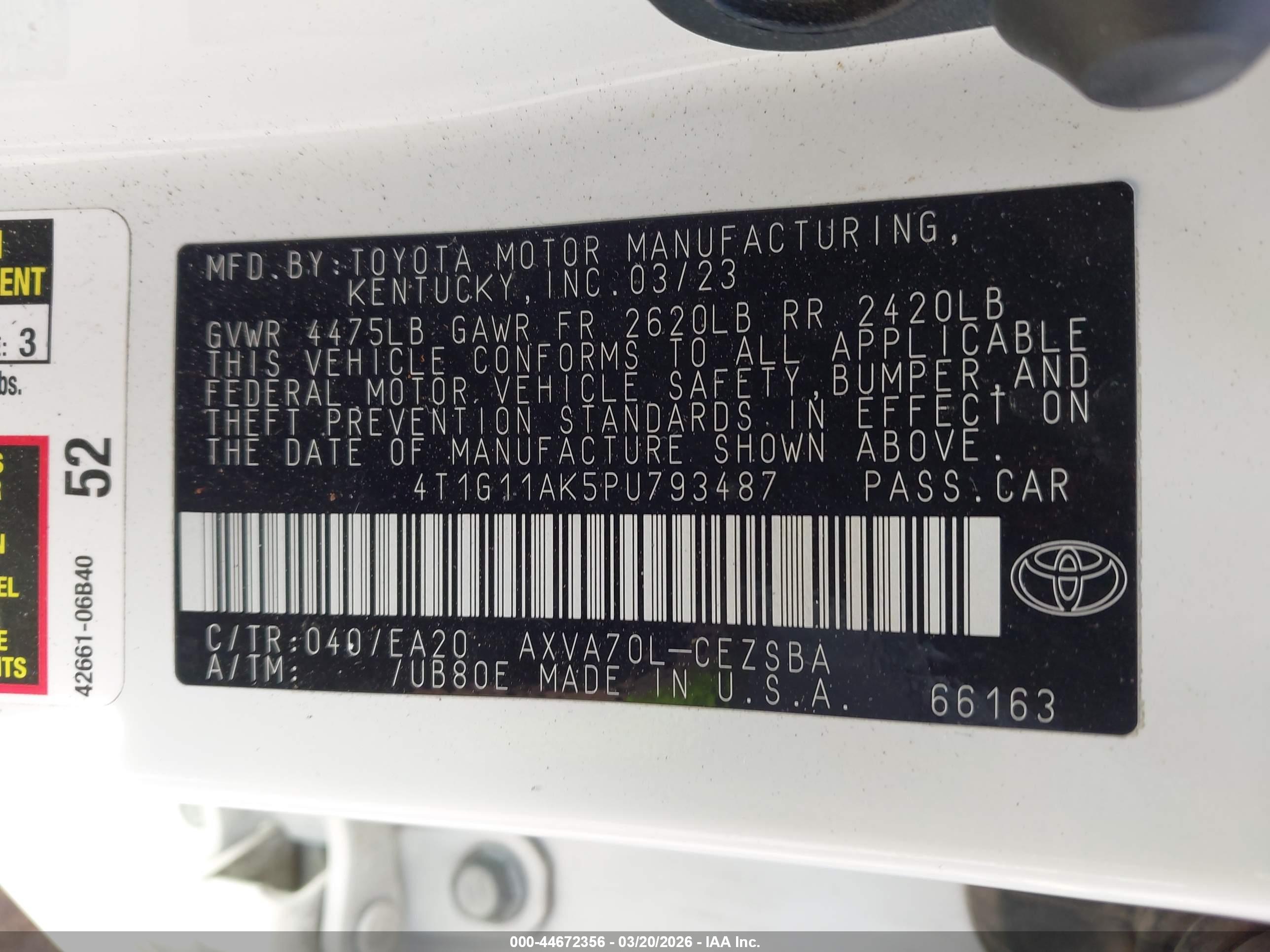 TOYOTA CAMRY image 9