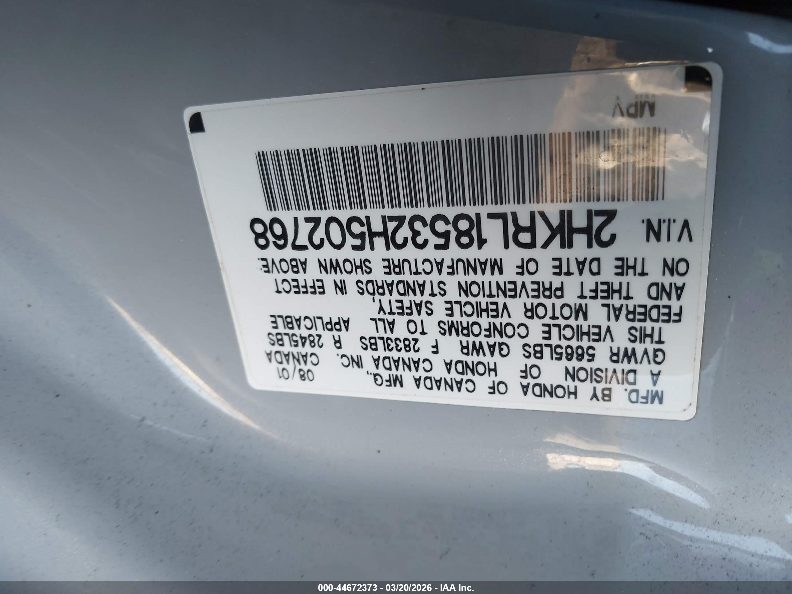 HONDA ODYSSEY image 9