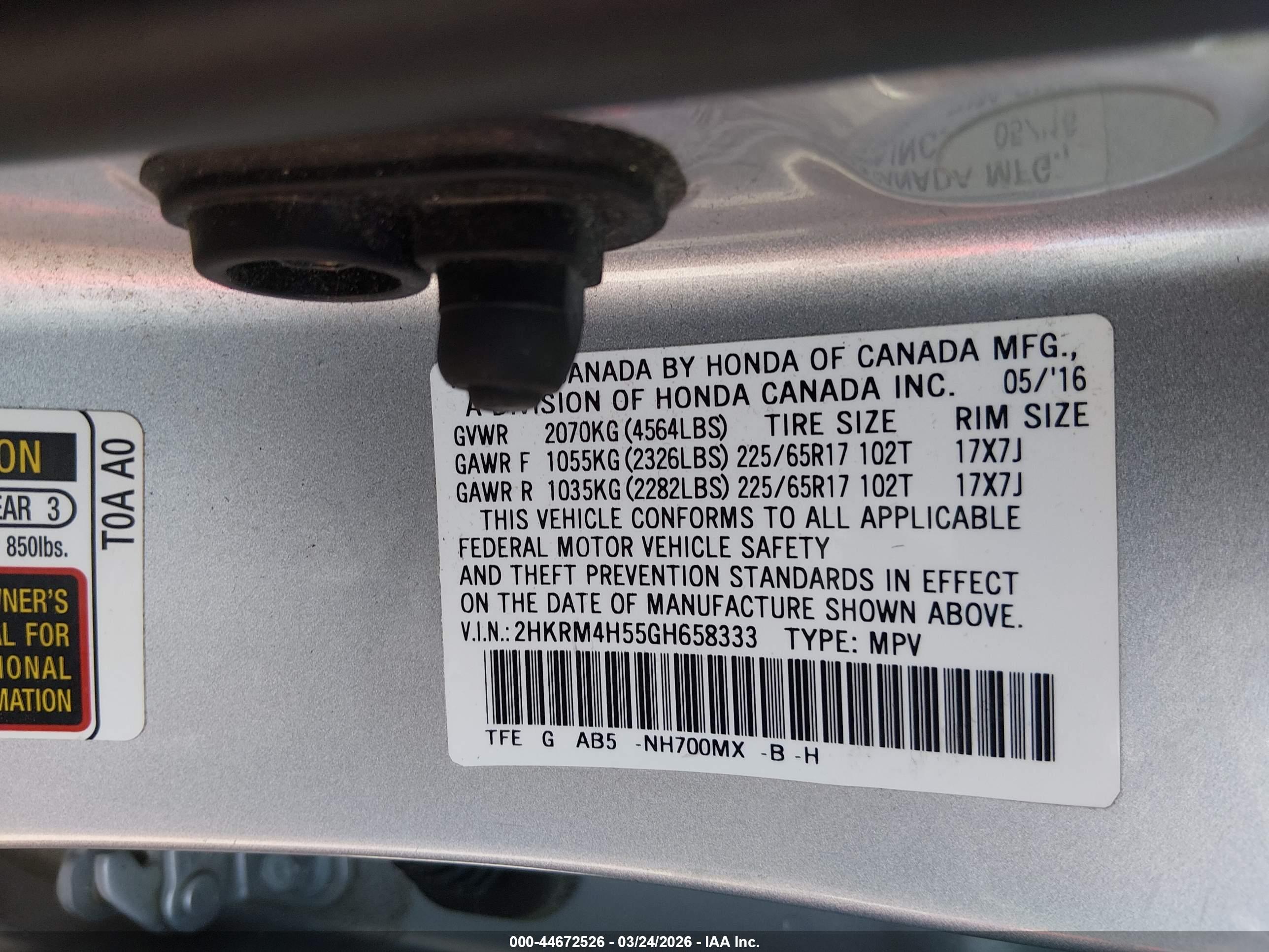 HONDA CR-V image 9