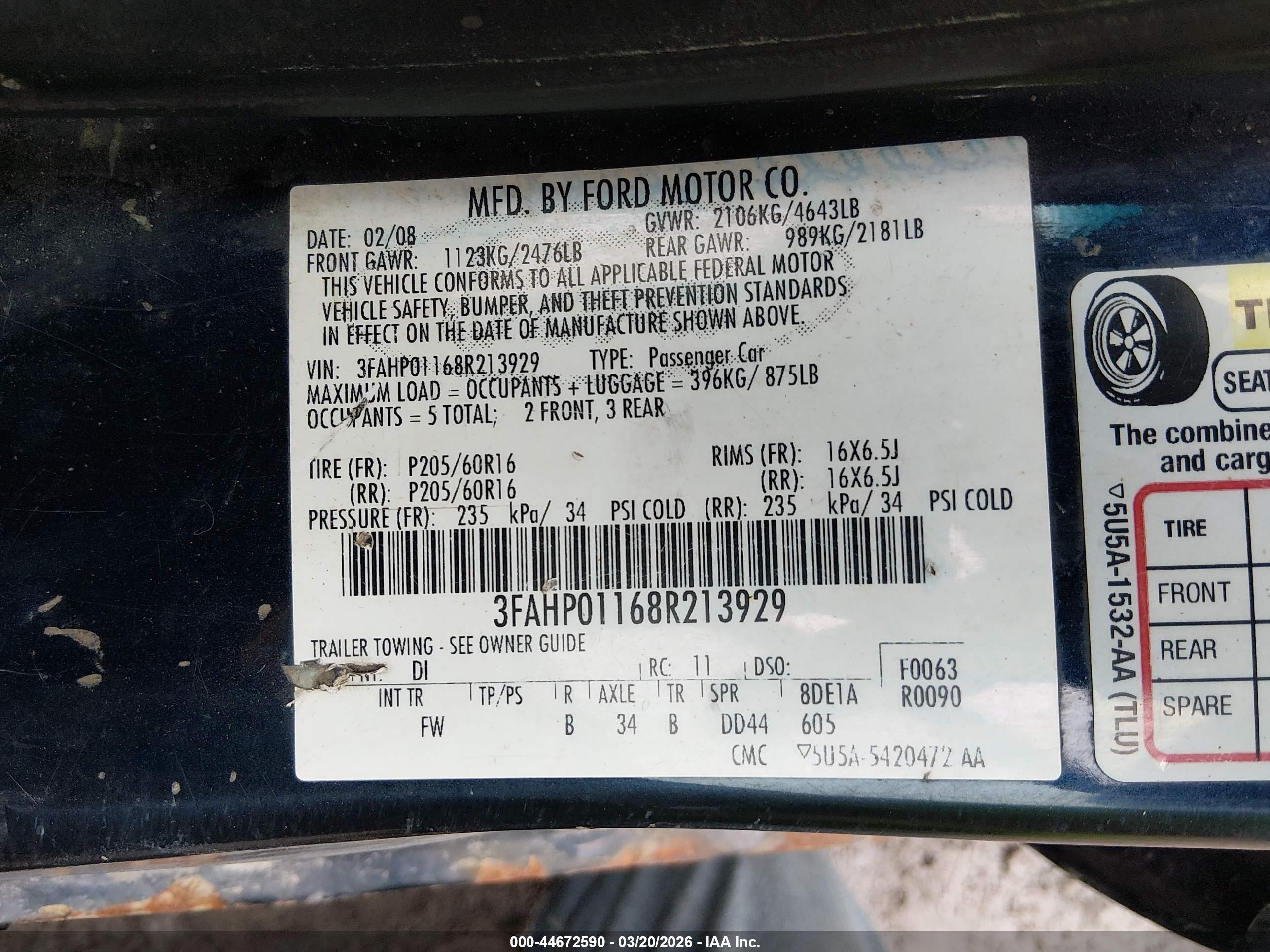 FORD FUSION image 9