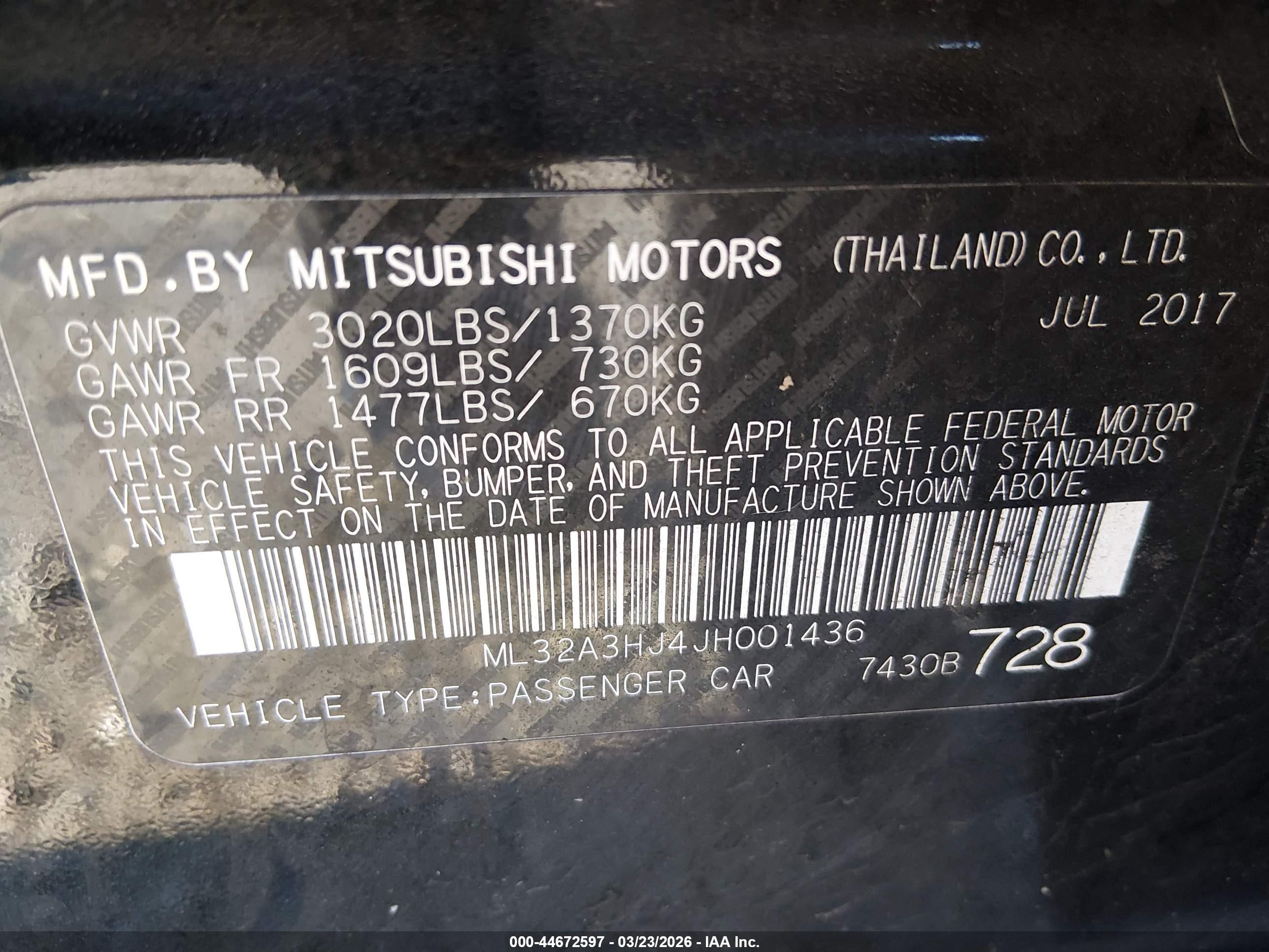 MITSUBISHI MIRAGE image 9
