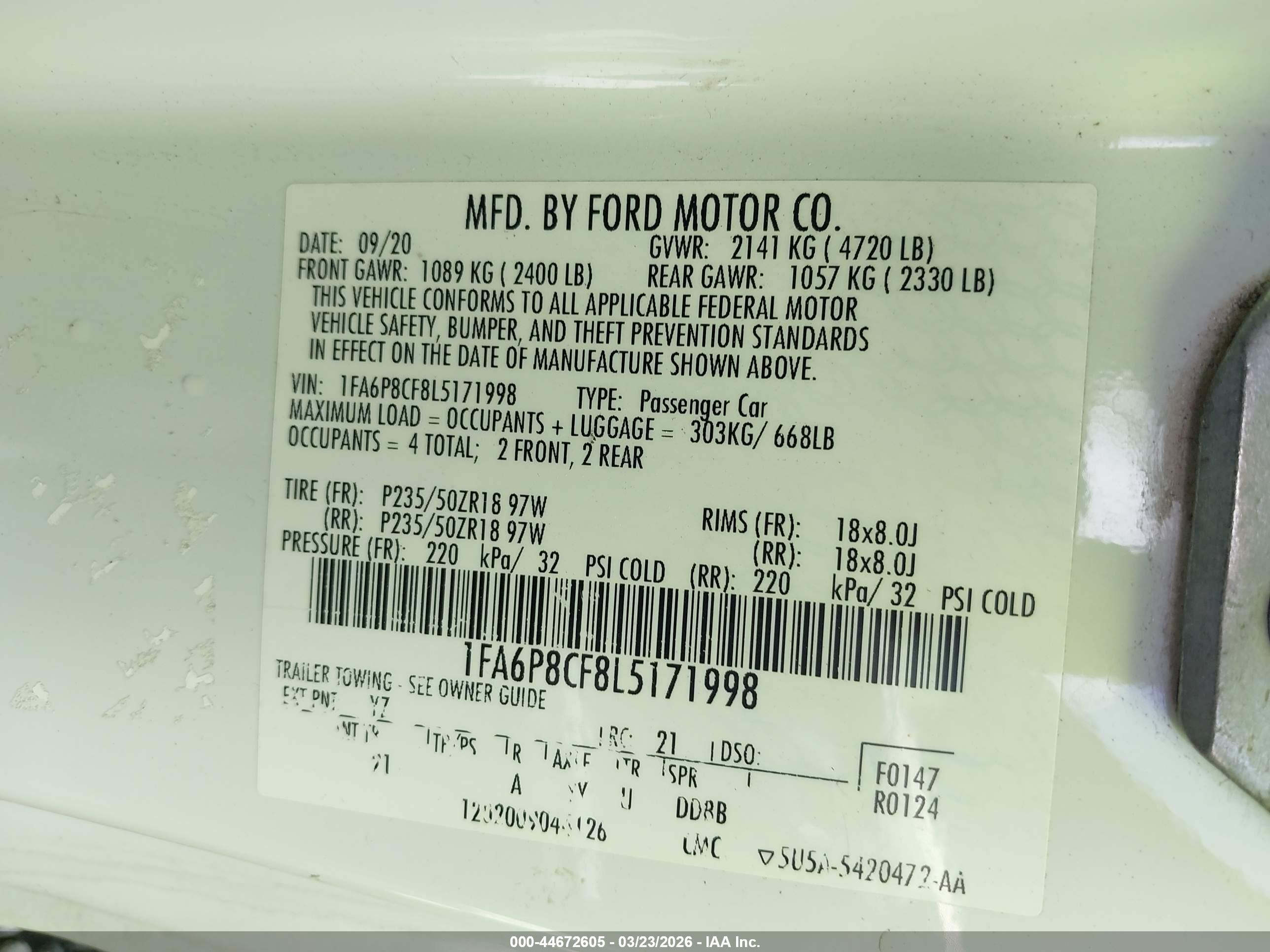 FORD MUSTANG image 9