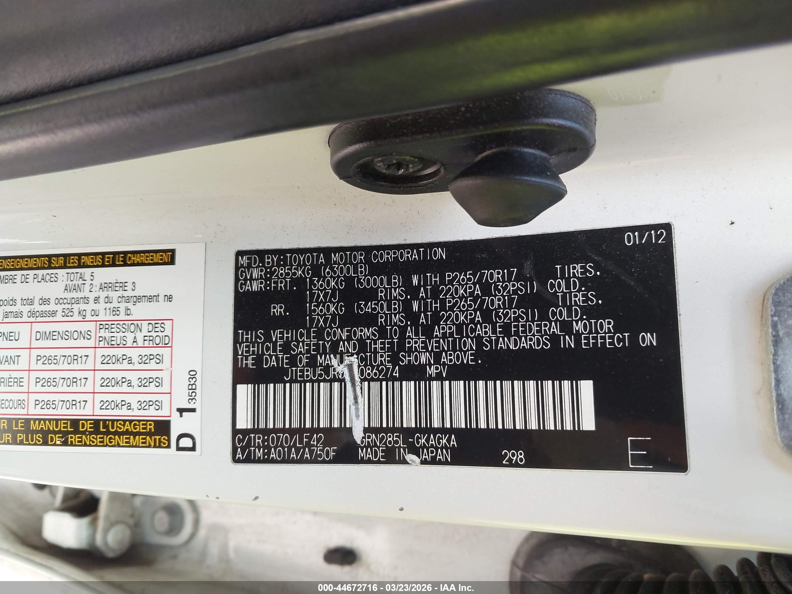 TOYOTA 4RUNNER image 9