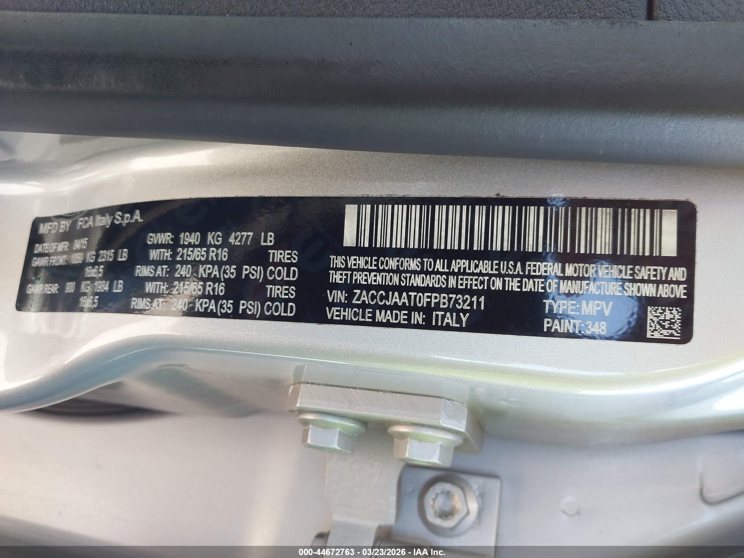 JEEP RENEGADE image 9