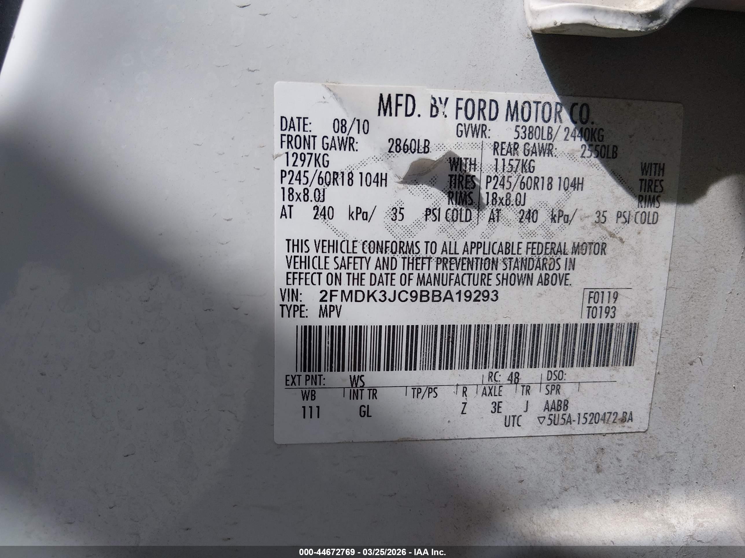 FORD EDGE image 9