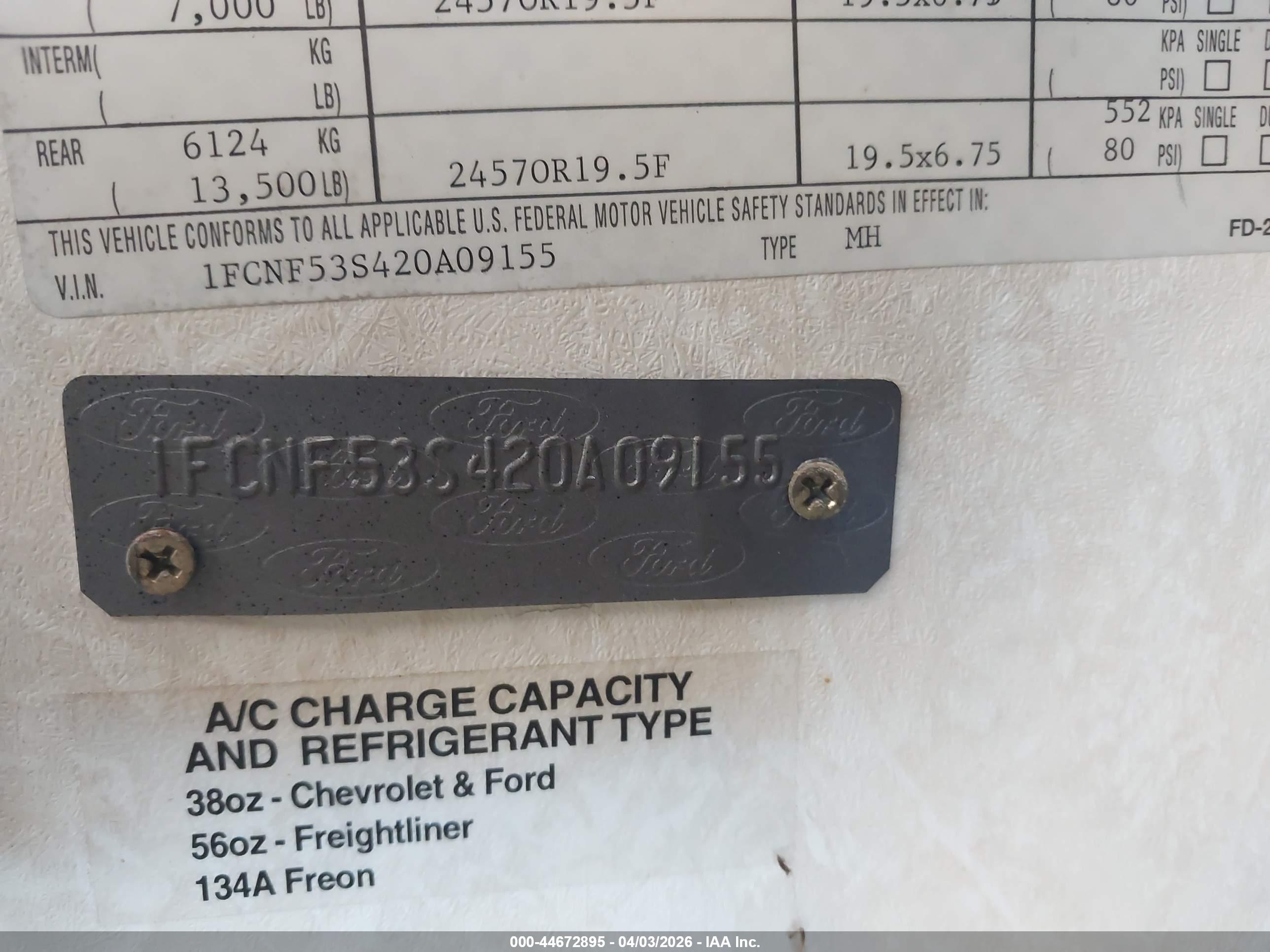 FORD F550 image 9