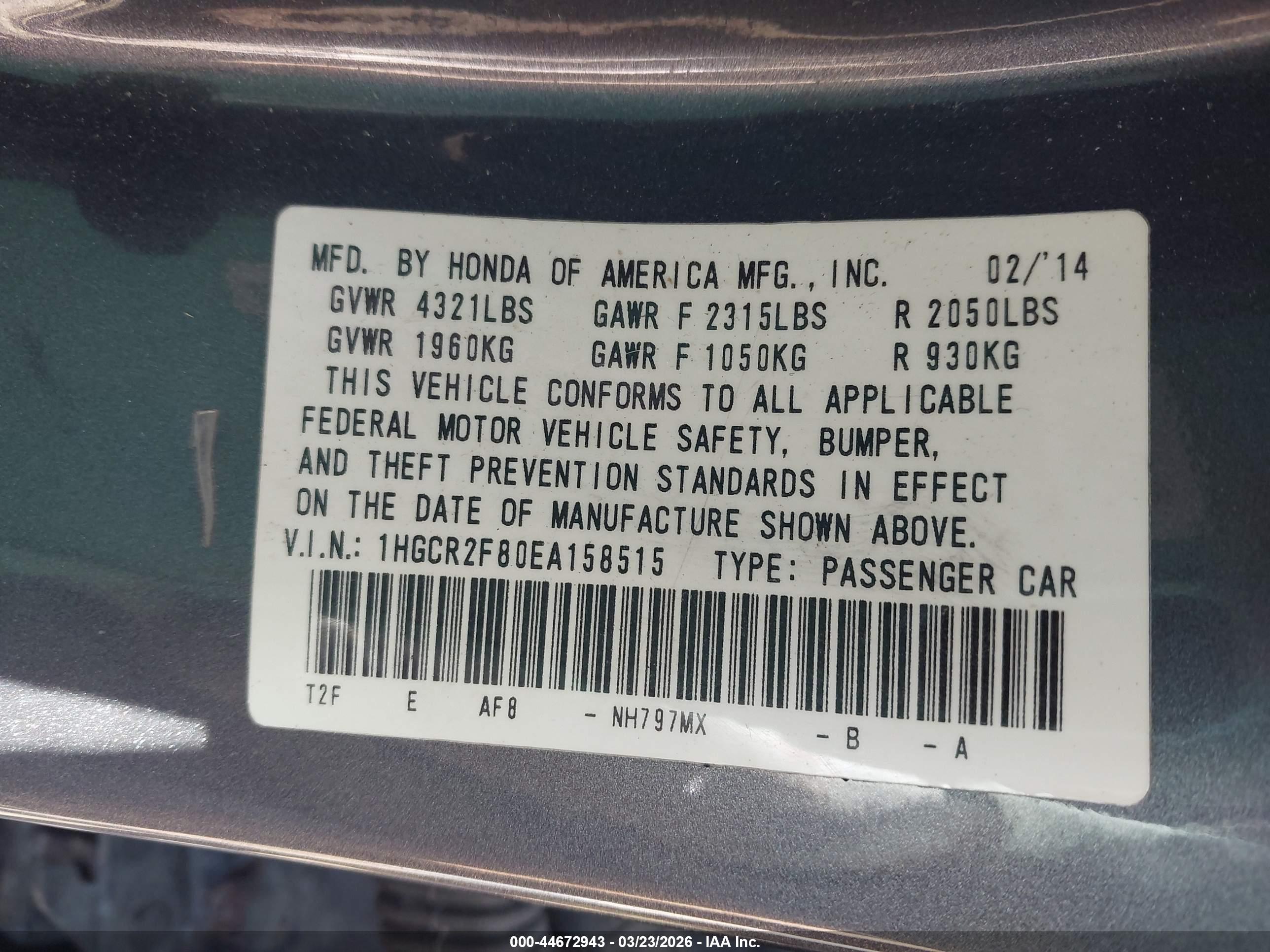 HONDA ACCORD image 9