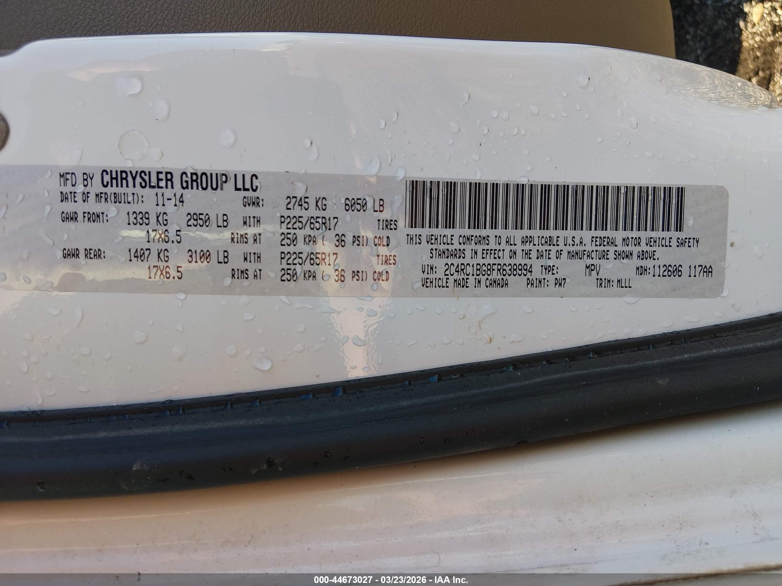 CHRYSLER TOWN image 9