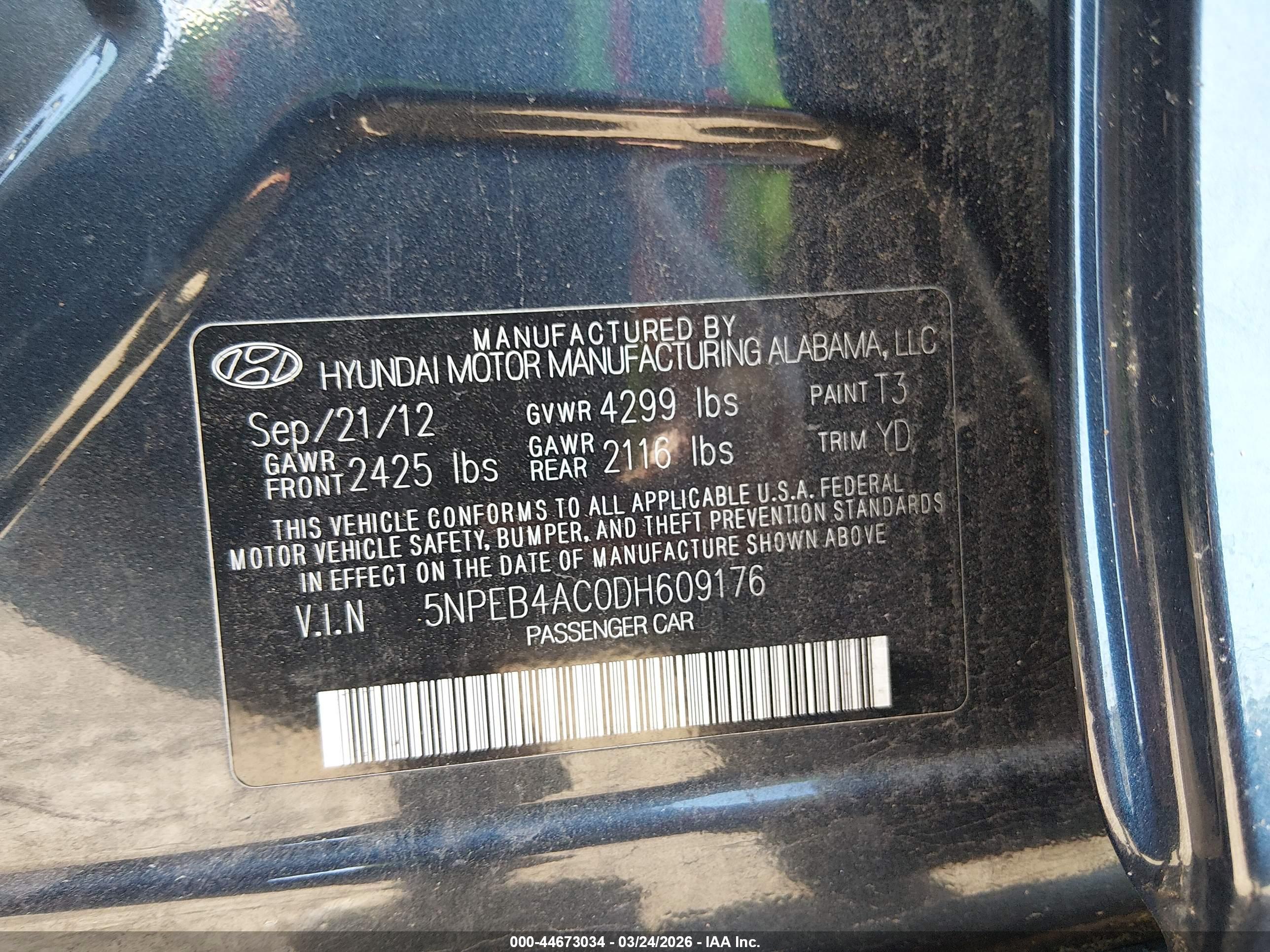 HYUNDAI SONATA image 9