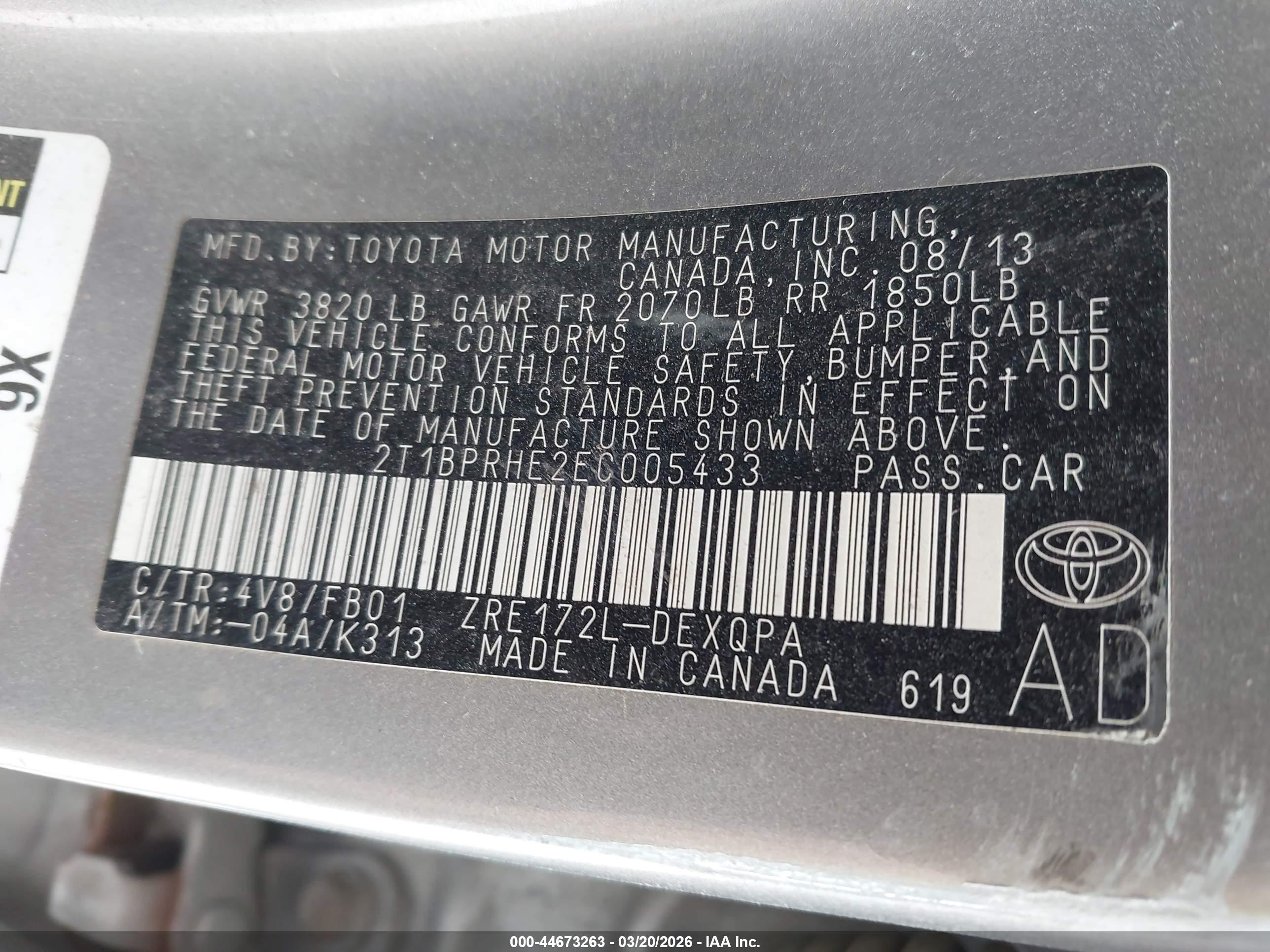 TOYOTA COROLLA image 9