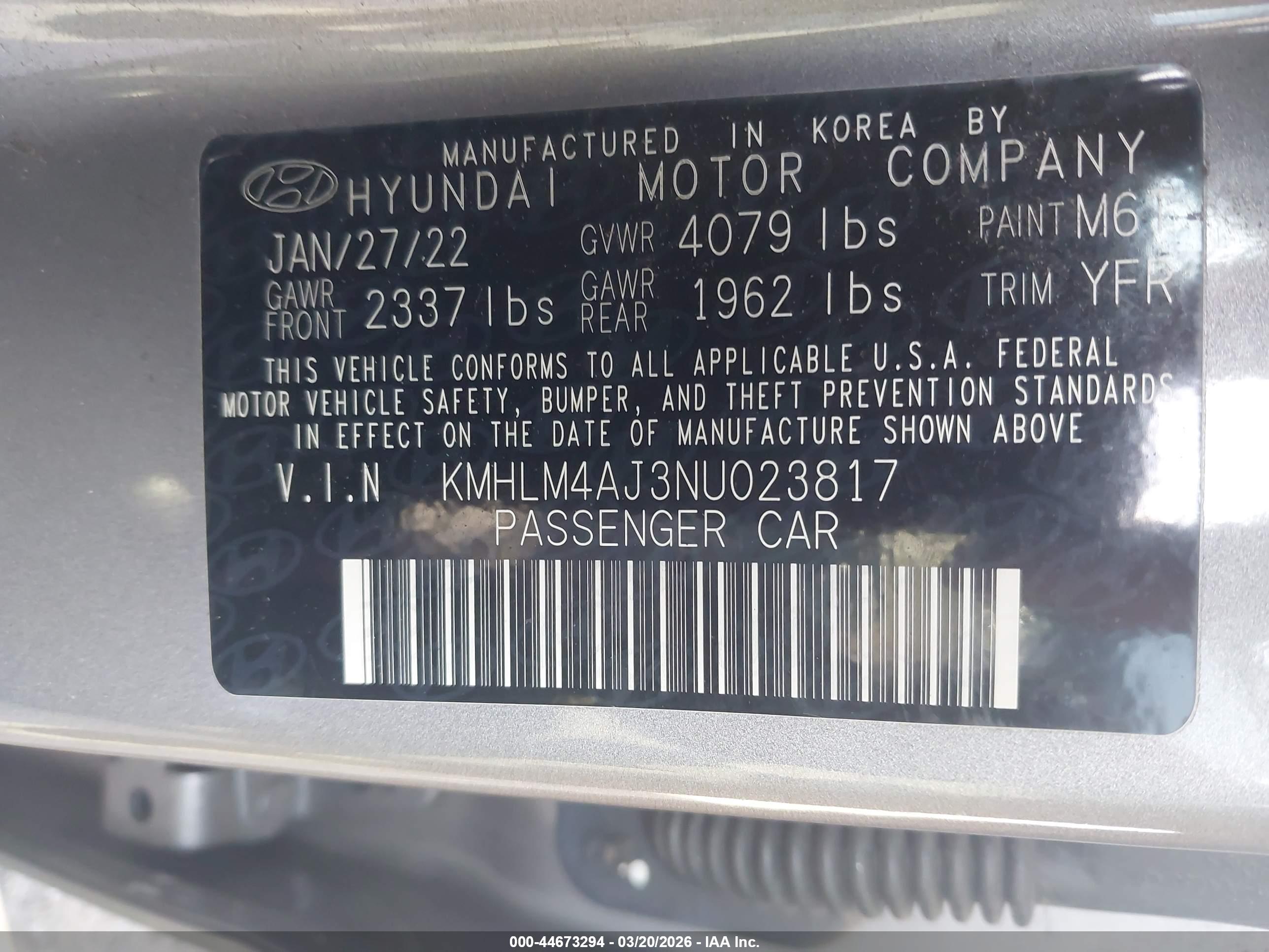 HYUNDAI ELANTRA image 9