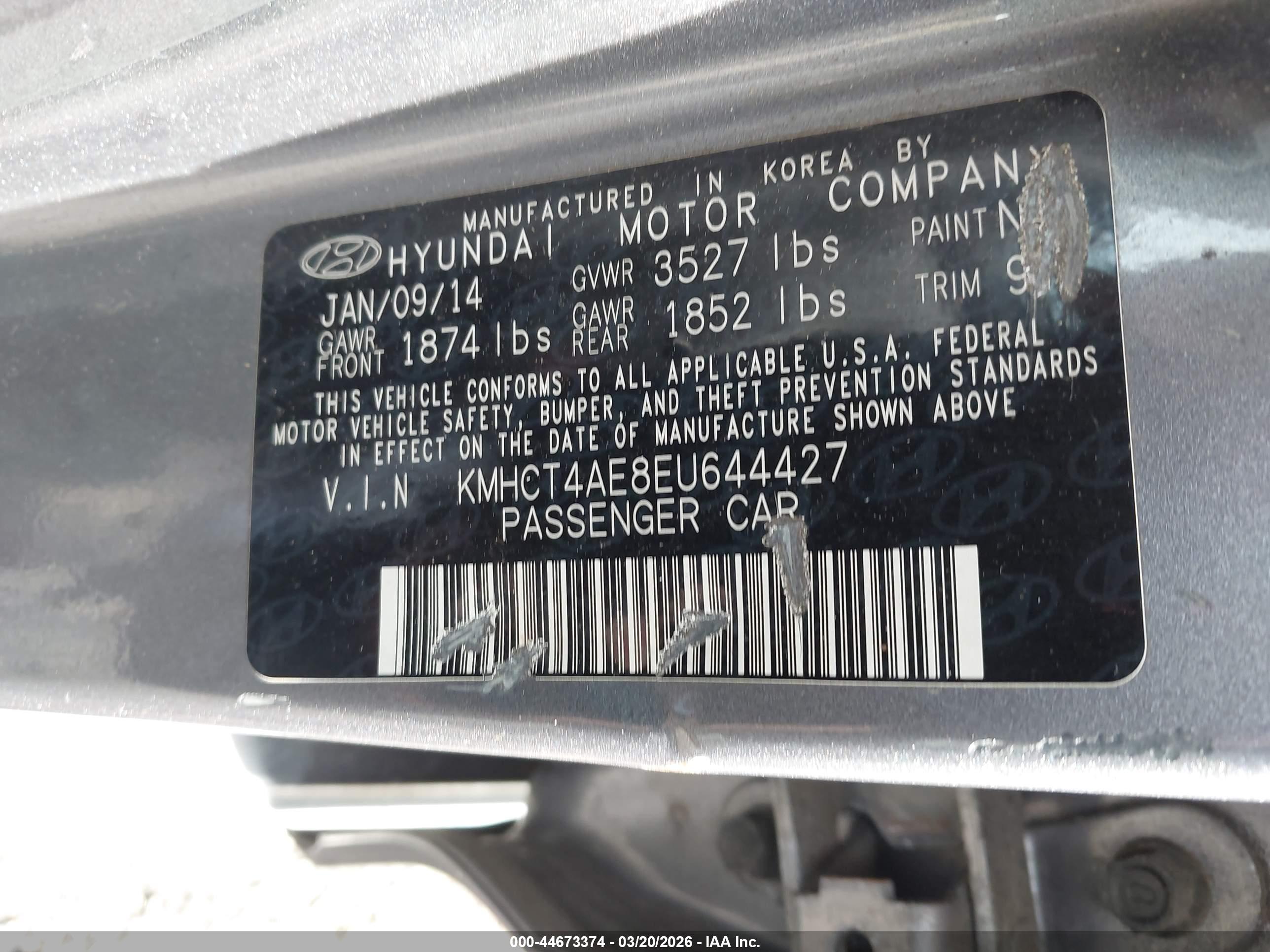 HYUNDAI ACCENT image 9