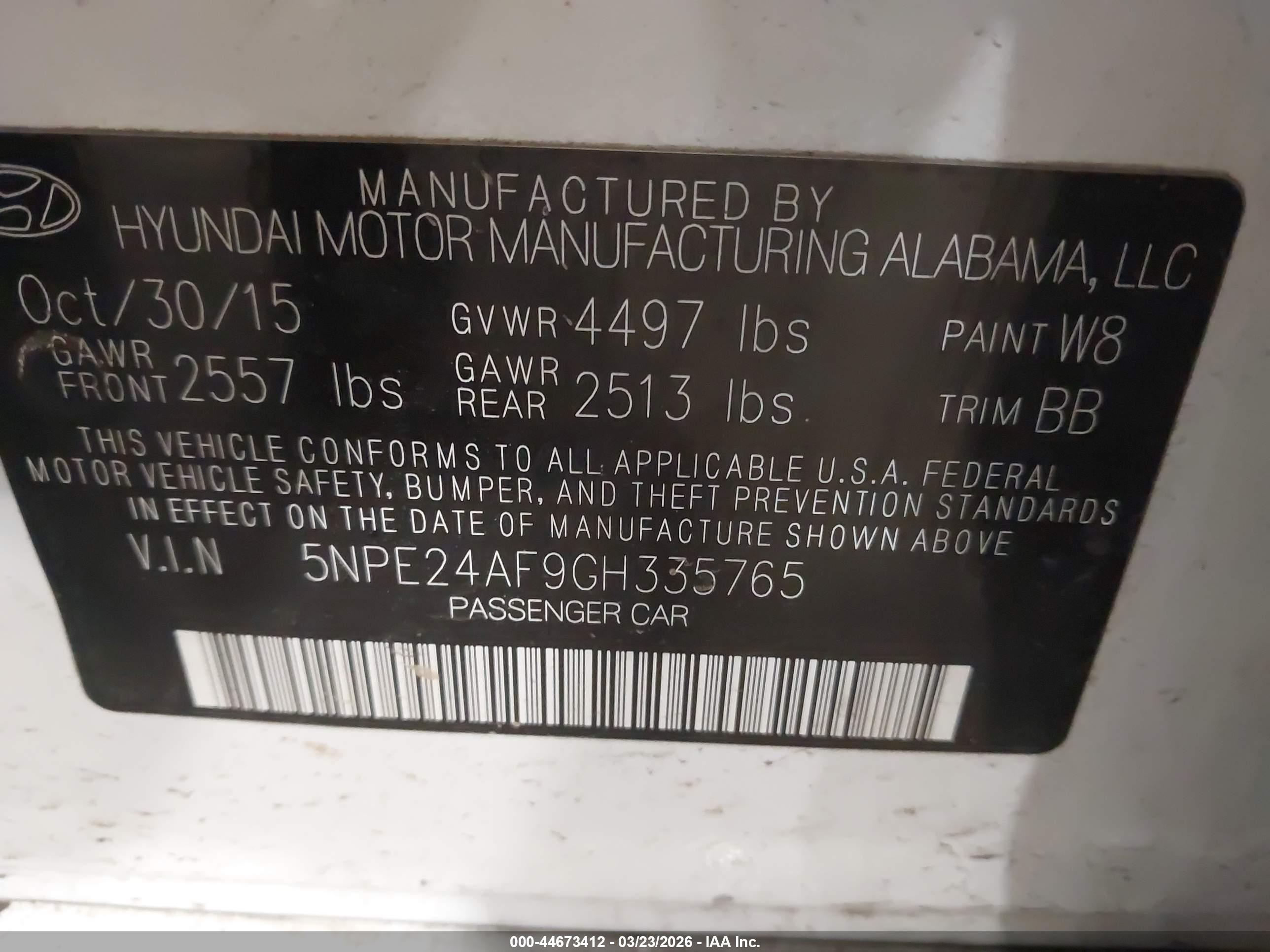 HYUNDAI SONATA image 9