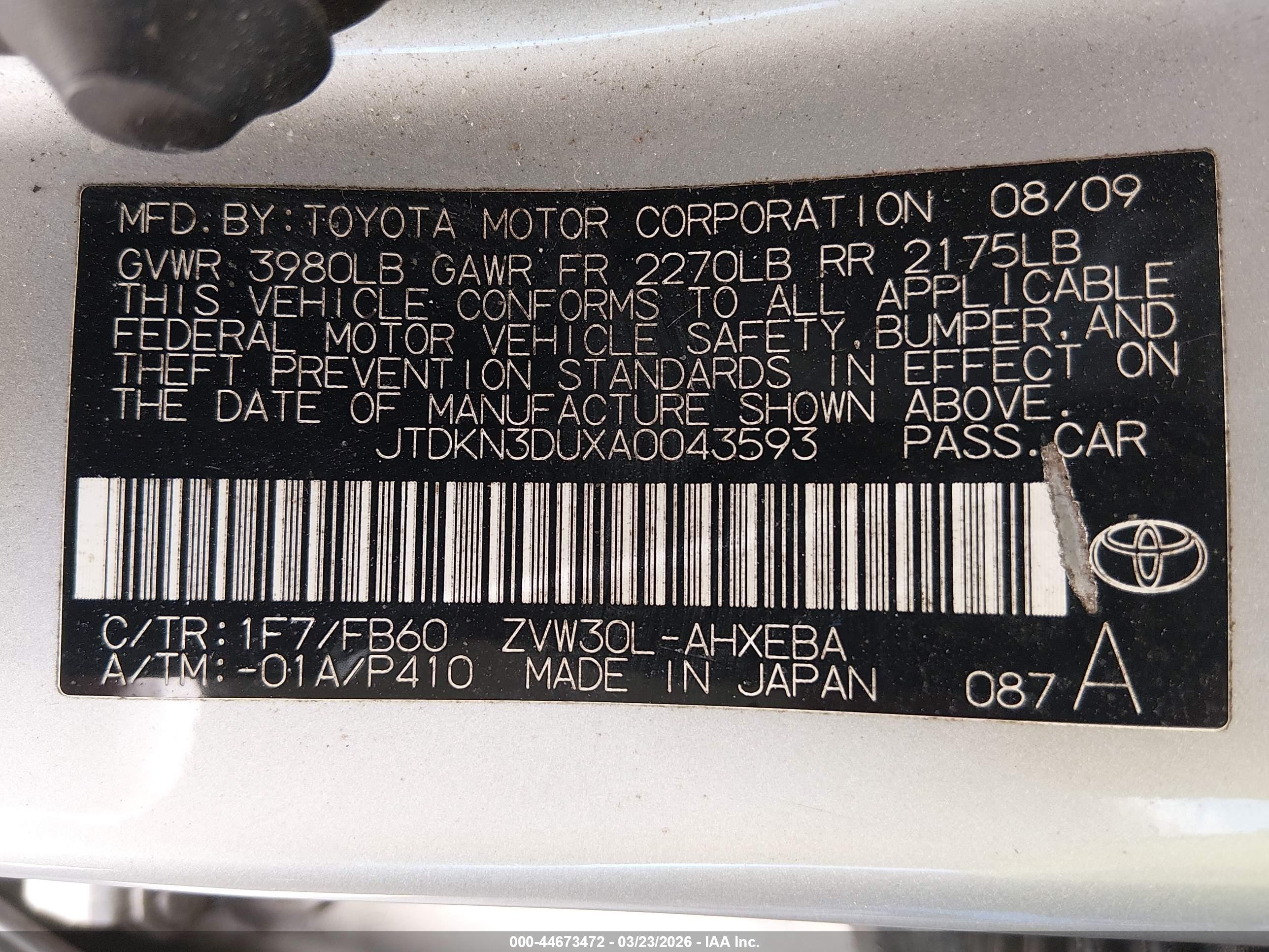 TOYOTA PRIUS image 9