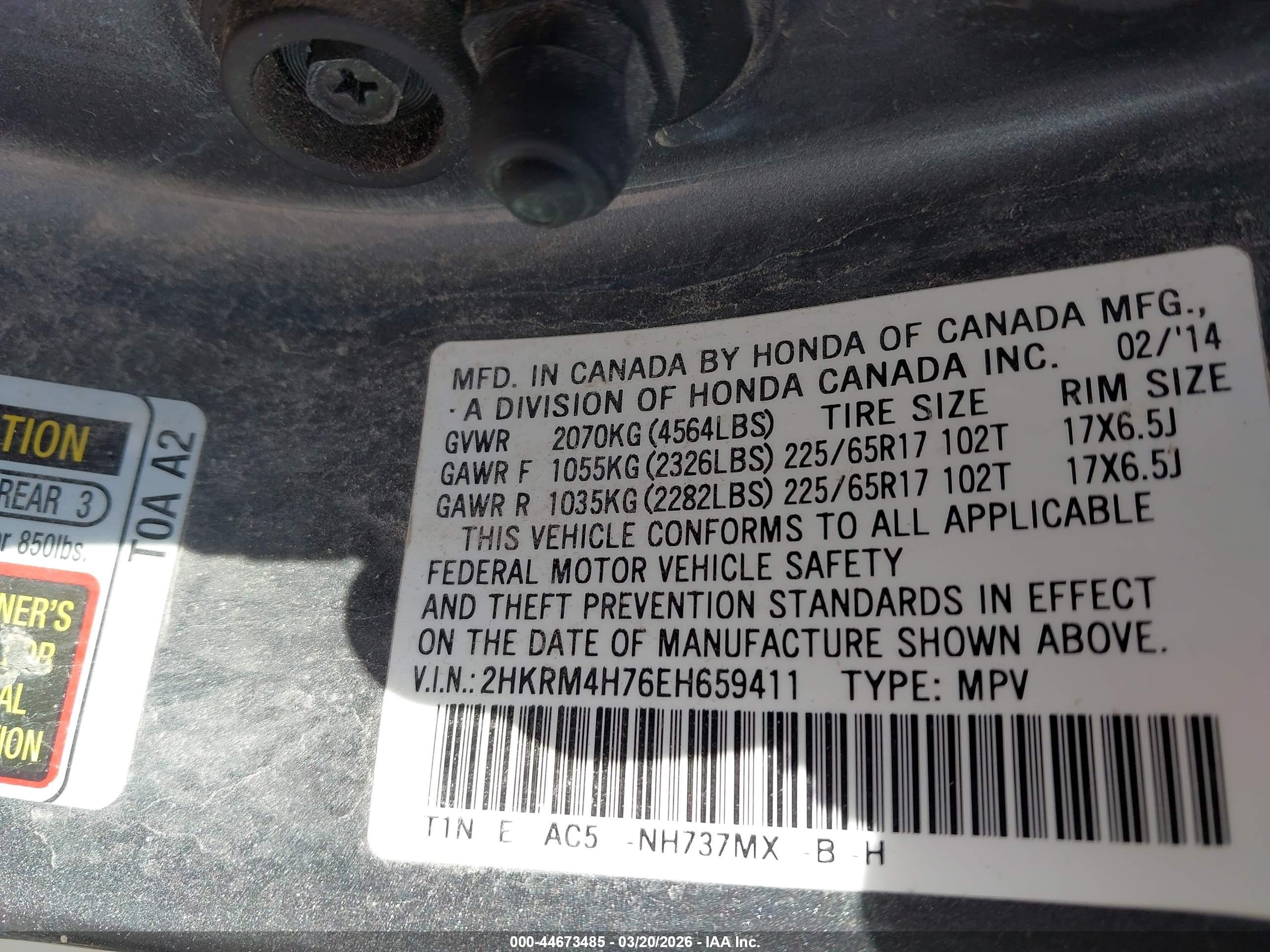 HONDA CR-V image 9