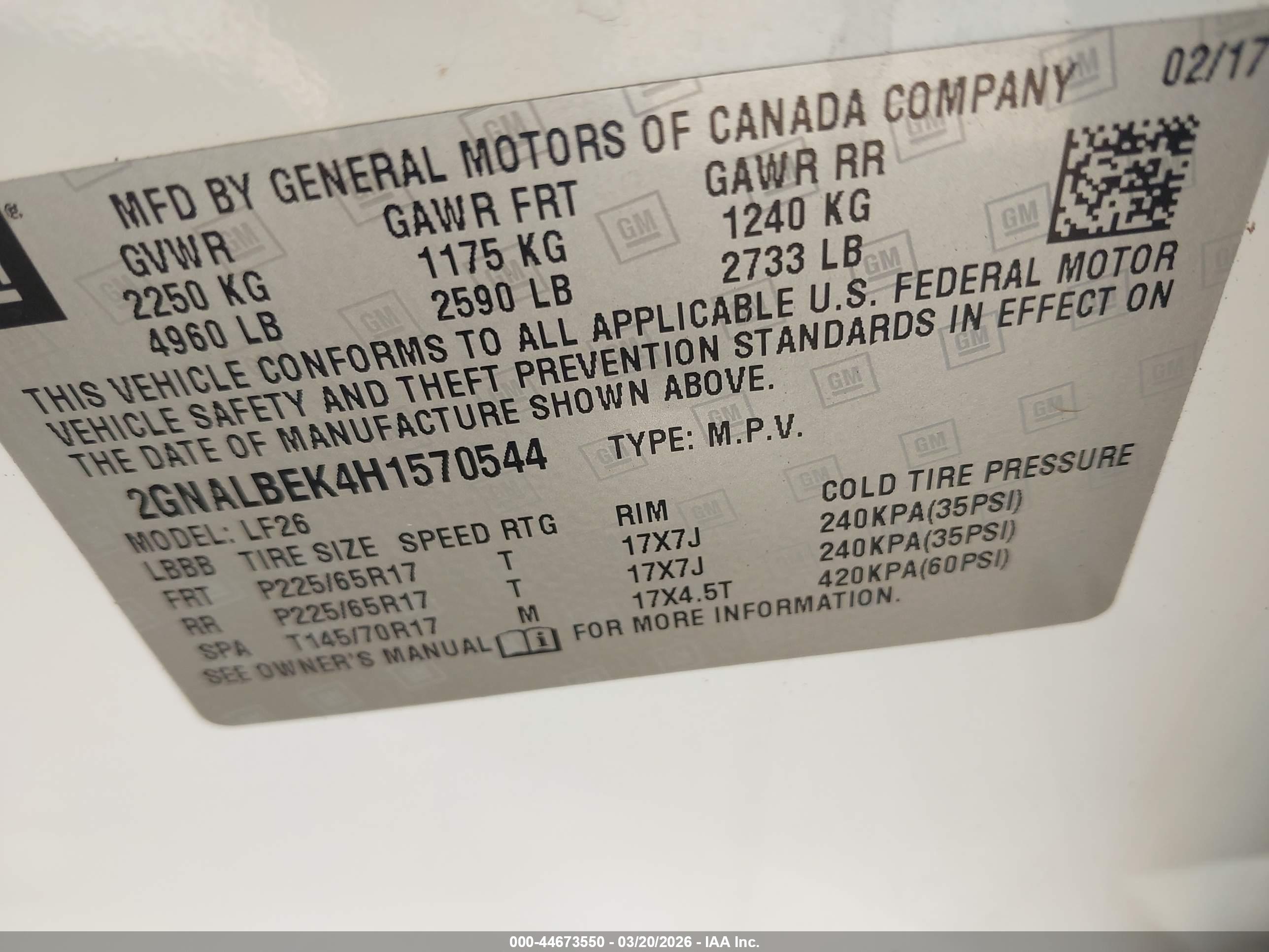 CHEVROLET EQUINOX image 9